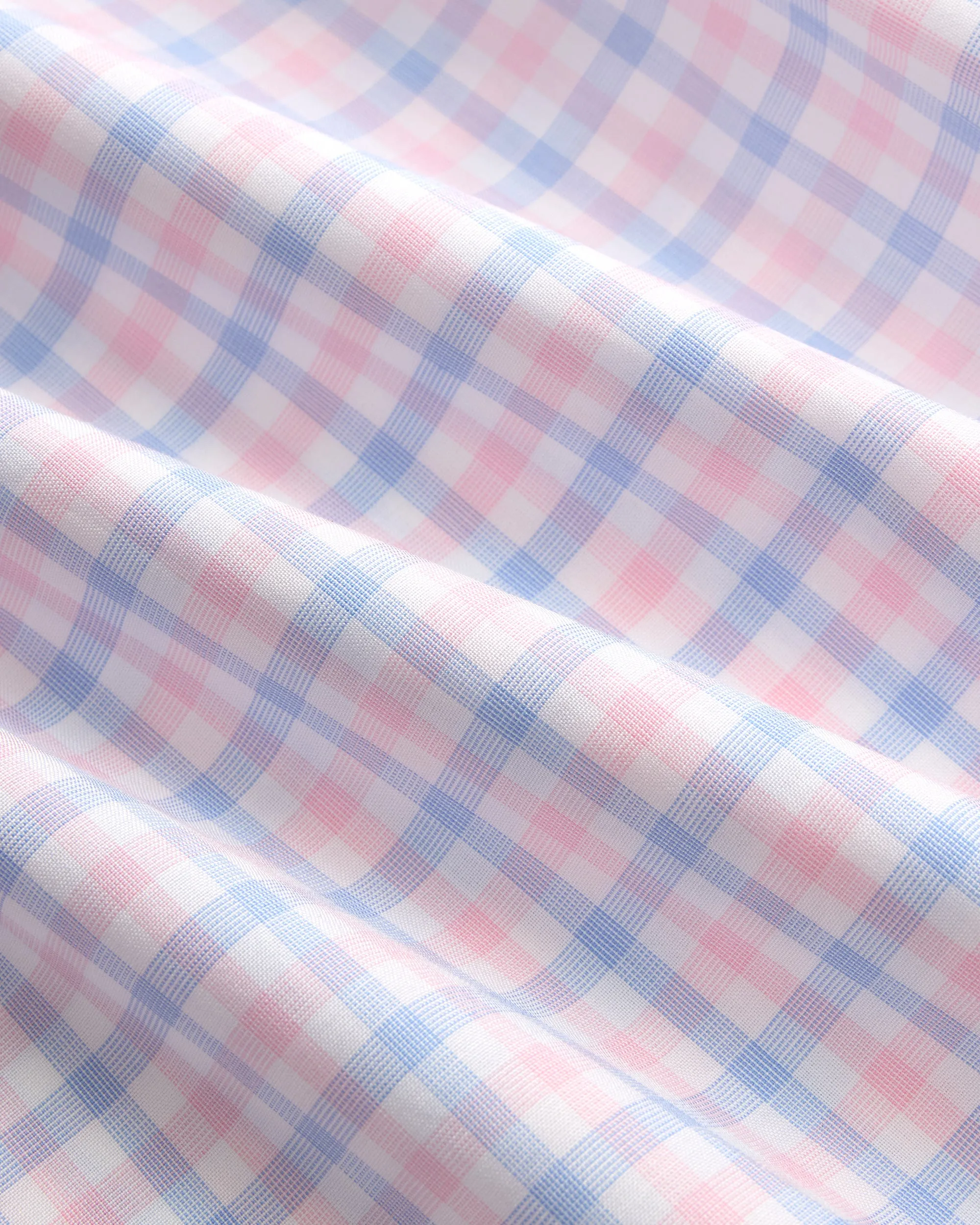 Made-in-USA Thomas Mason Blue & Pink Check Button Down Shirt - Classic Fit sold by J. Press product image thumbnail 3