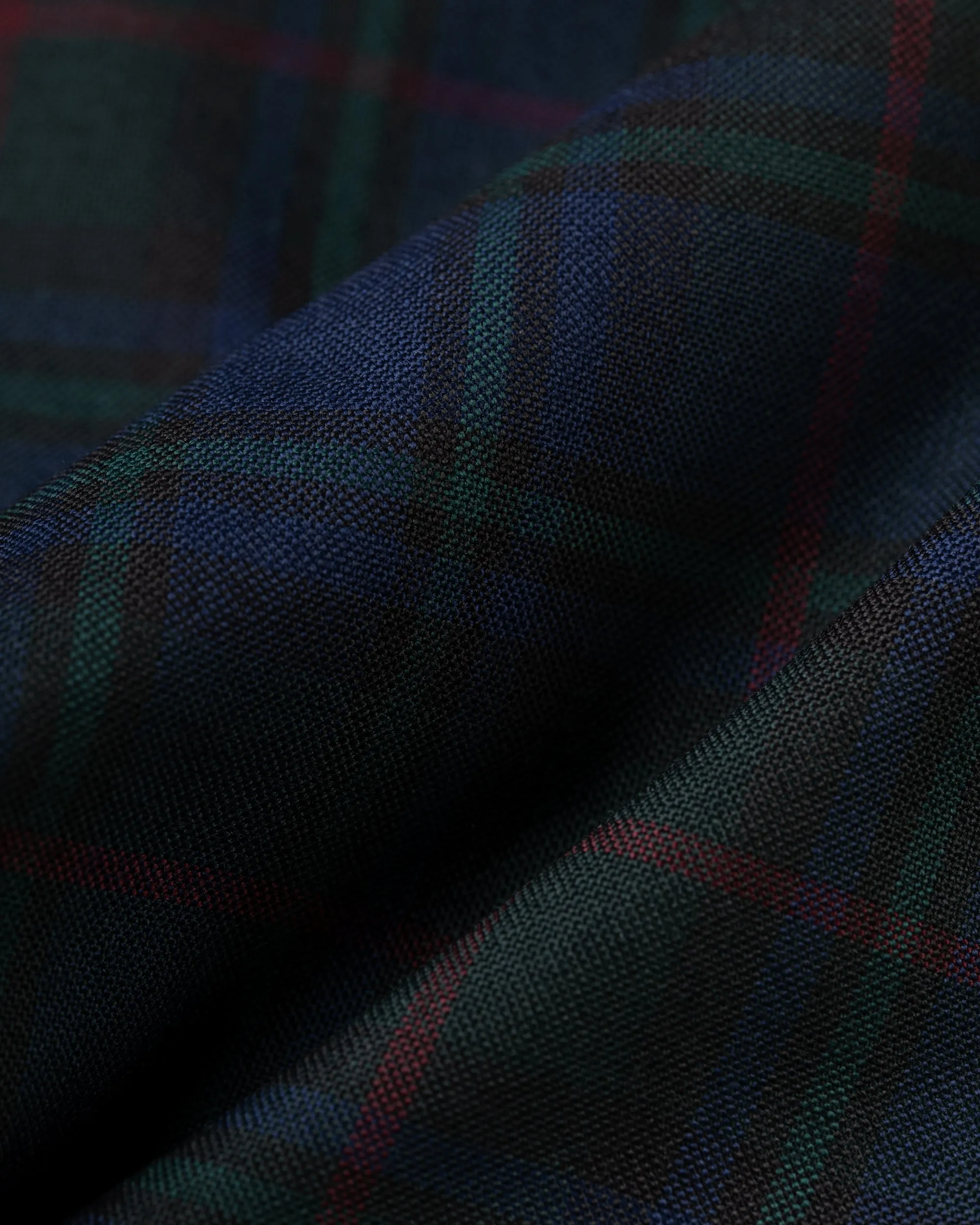 Made-in-Canada Navy & Green with Red Windowpane Tartan Blazer sold by J. Press product image thumbnail 3