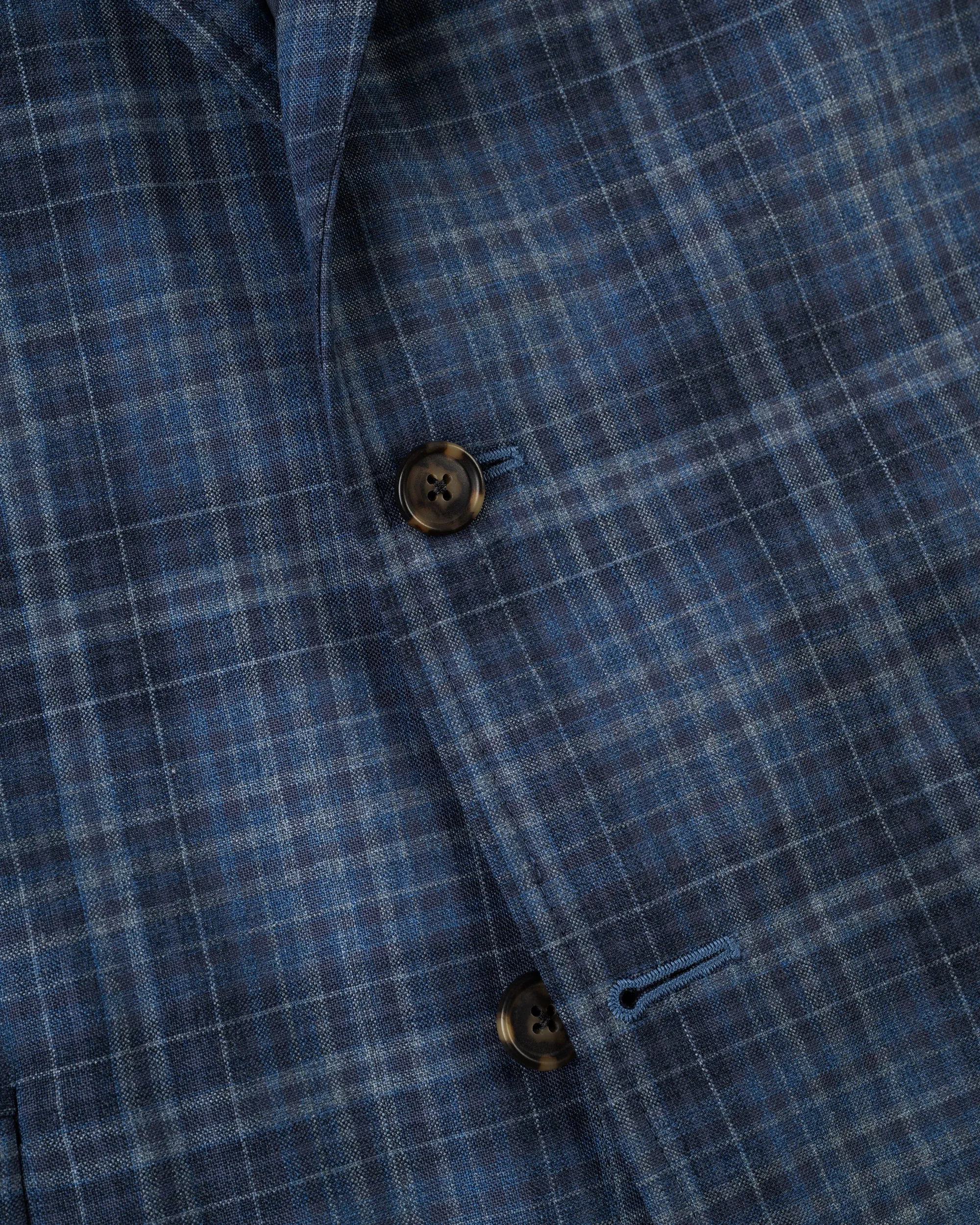Made-in-Canada Medium Blue & Grey Plaid Wool Sport Coat sold by J. Press product image thumbnail 2