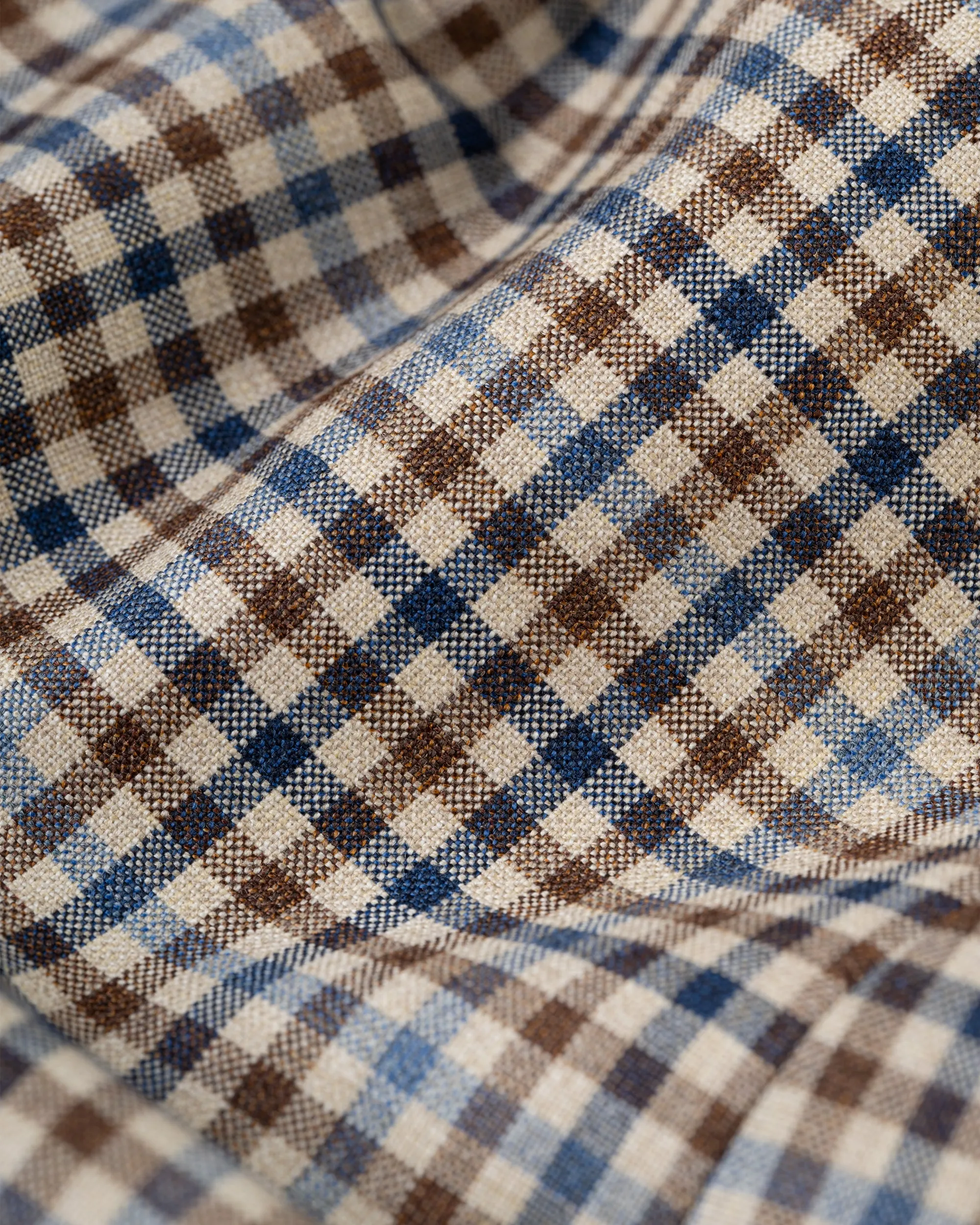 Made-in-Canada Tan & Brown Shepherd's Check Wool Sport Coat sold by J. Press product image thumbnail 3