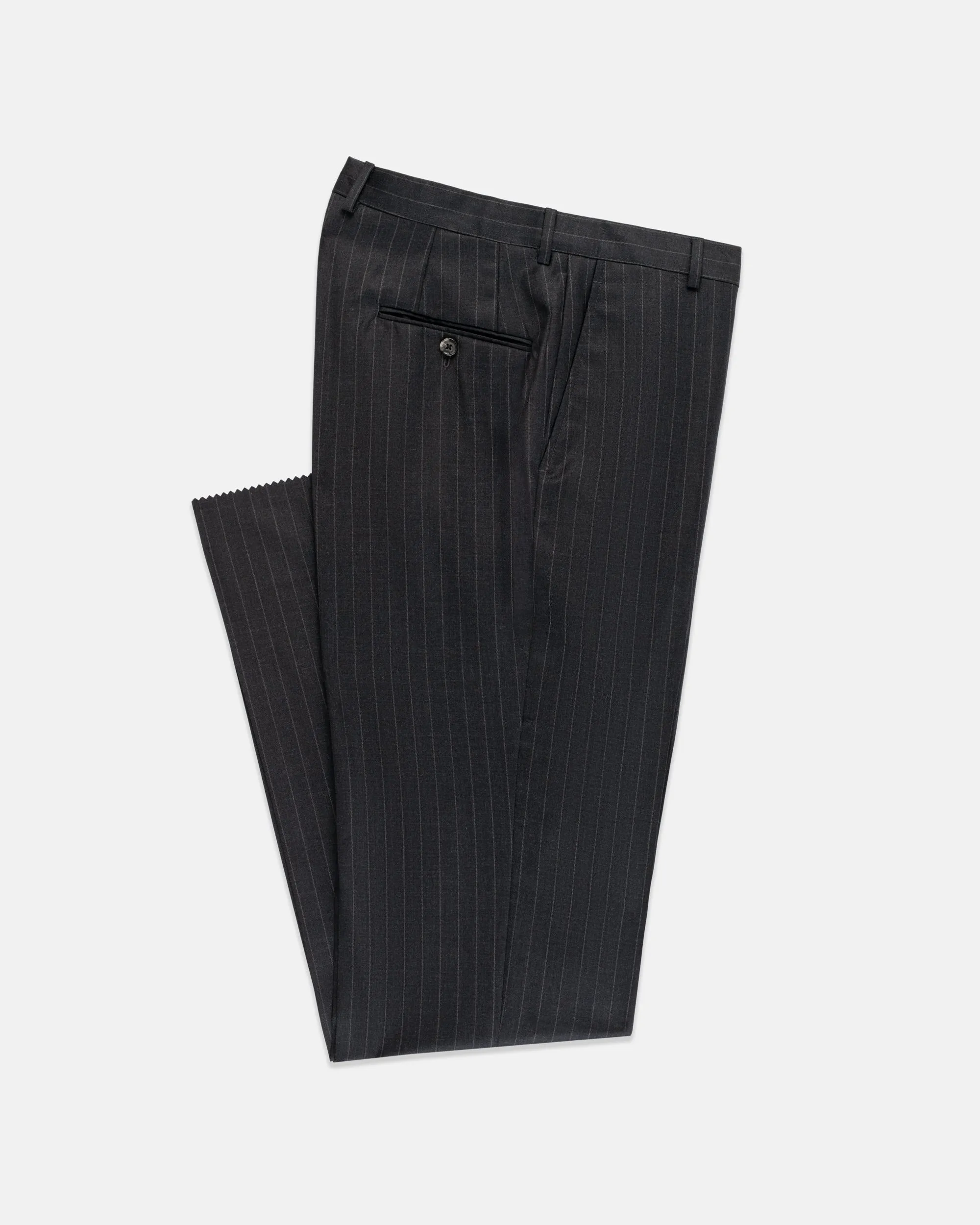 Made-in-USA Charcoal Chalkstripe Super 120s Wool Suit sold by J. Press product image thumbnail 3