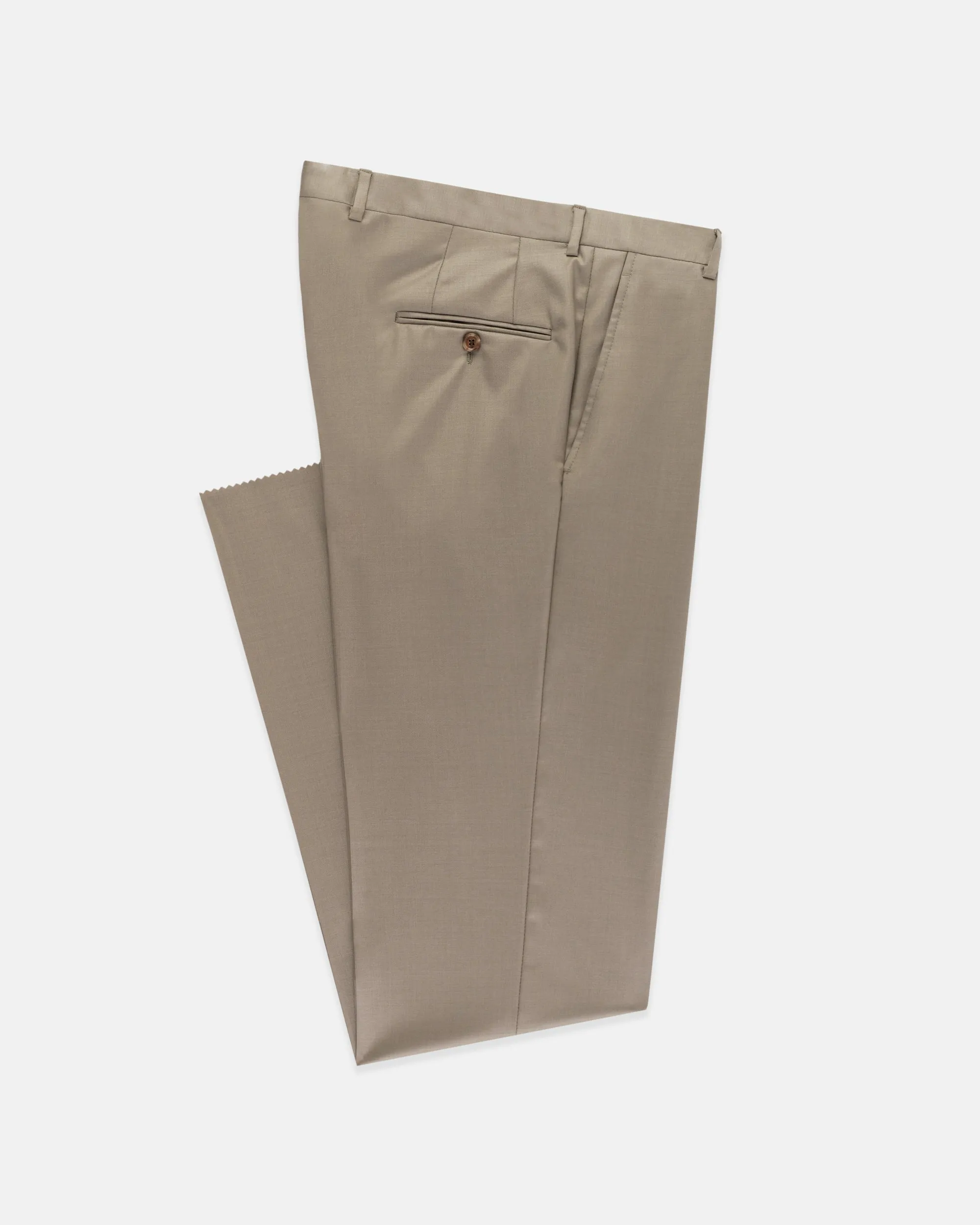 Made-in-USA Solid Tan Super 120s Wool Suit sold by J. Press product image thumbnail 2