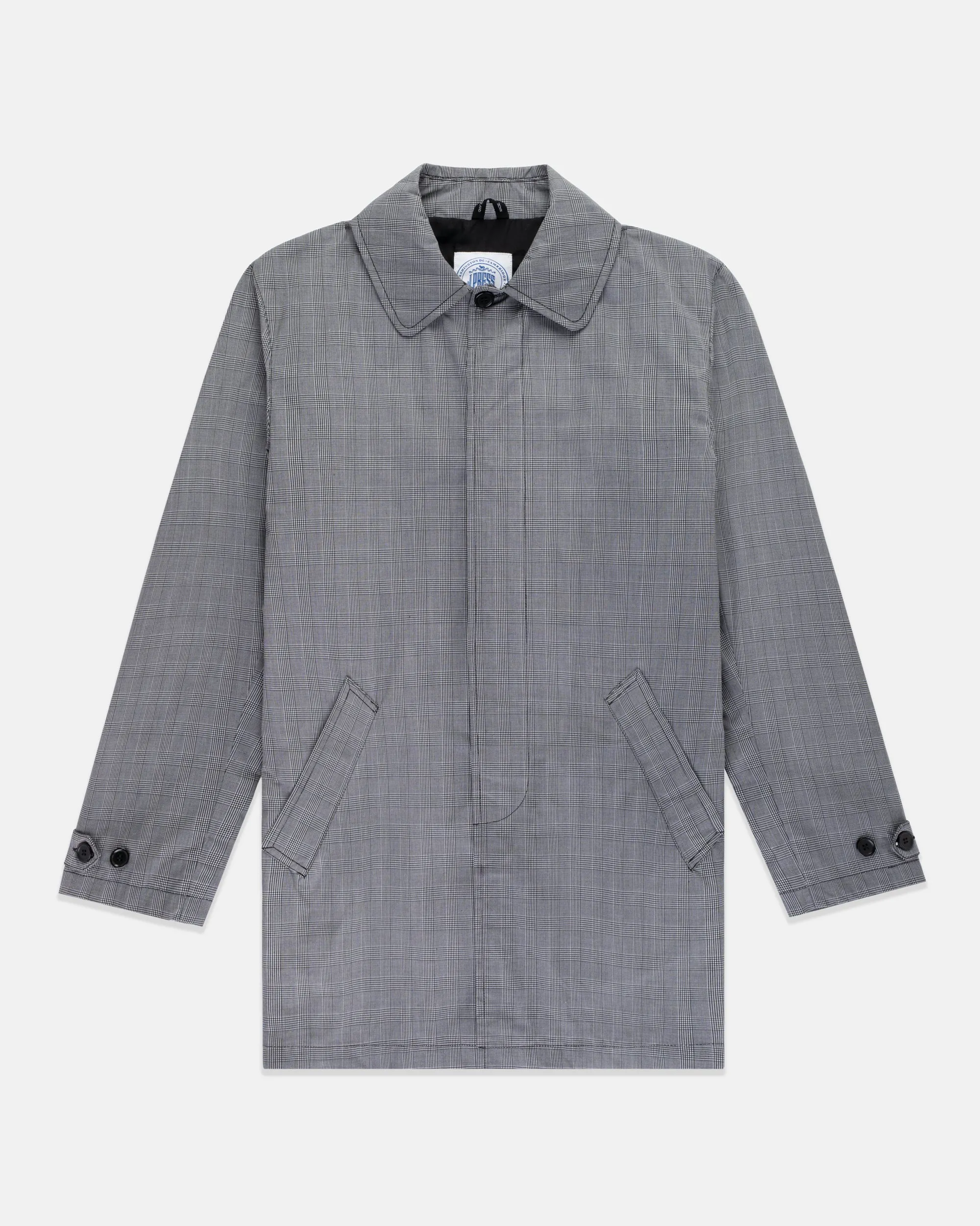 Made-in-England Prince-of-Wales Rain Coat sold by J. Press