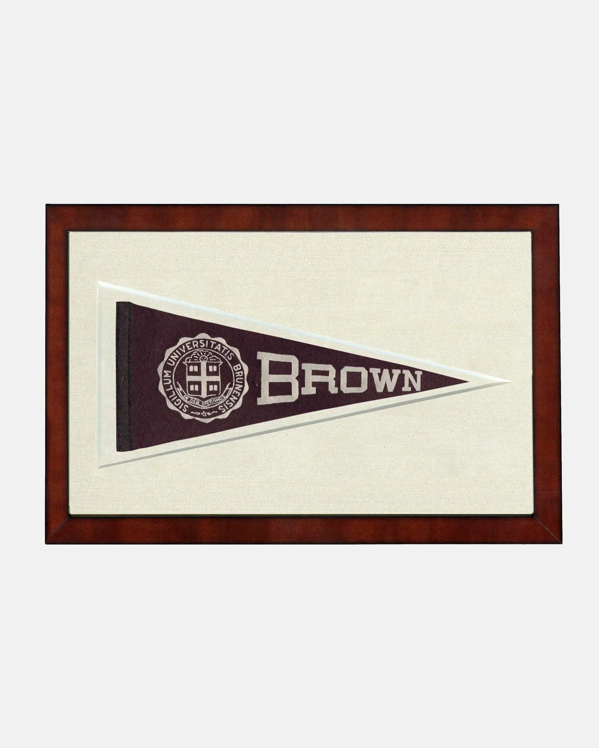 Brown Framed Vintage Pennant sold by J. Press