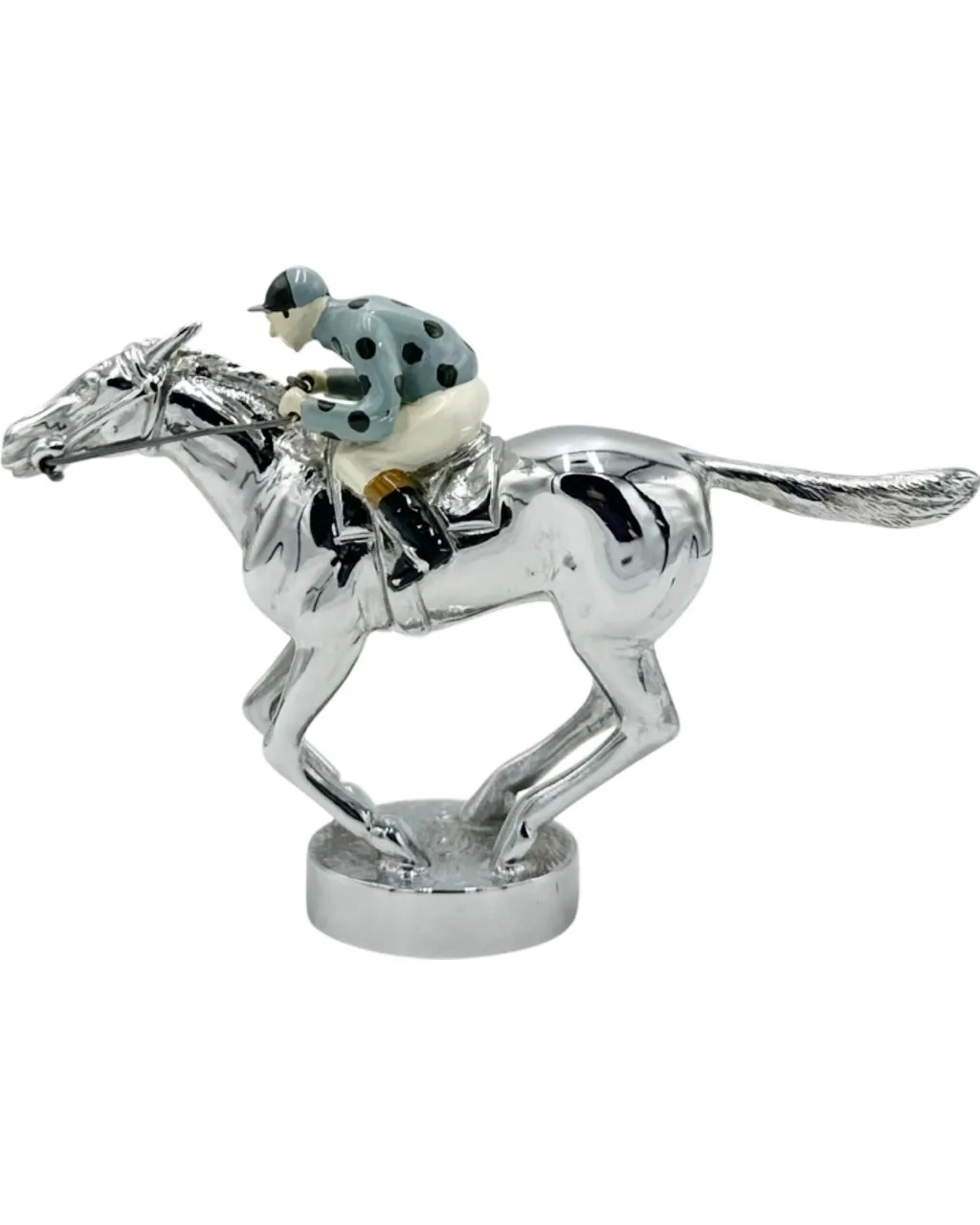 Vintage Louis Lejeune Equestrian Jockey Car Mascot Ornament sold by J. Press product image thumbnail 5