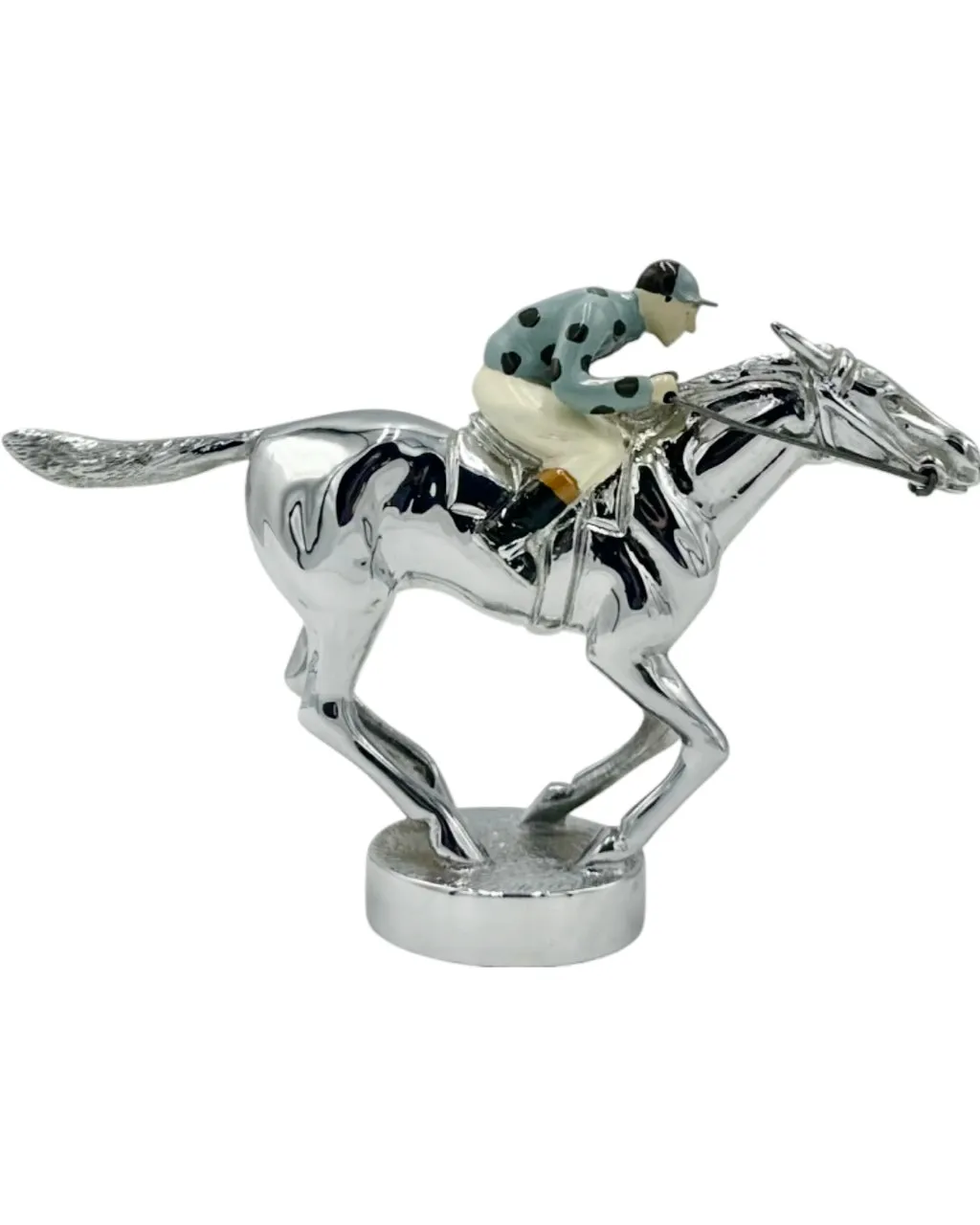 Vintage Louis Lejeune Equestrian Jockey Car Mascot Ornament sold by J. Press product image thumbnail 4