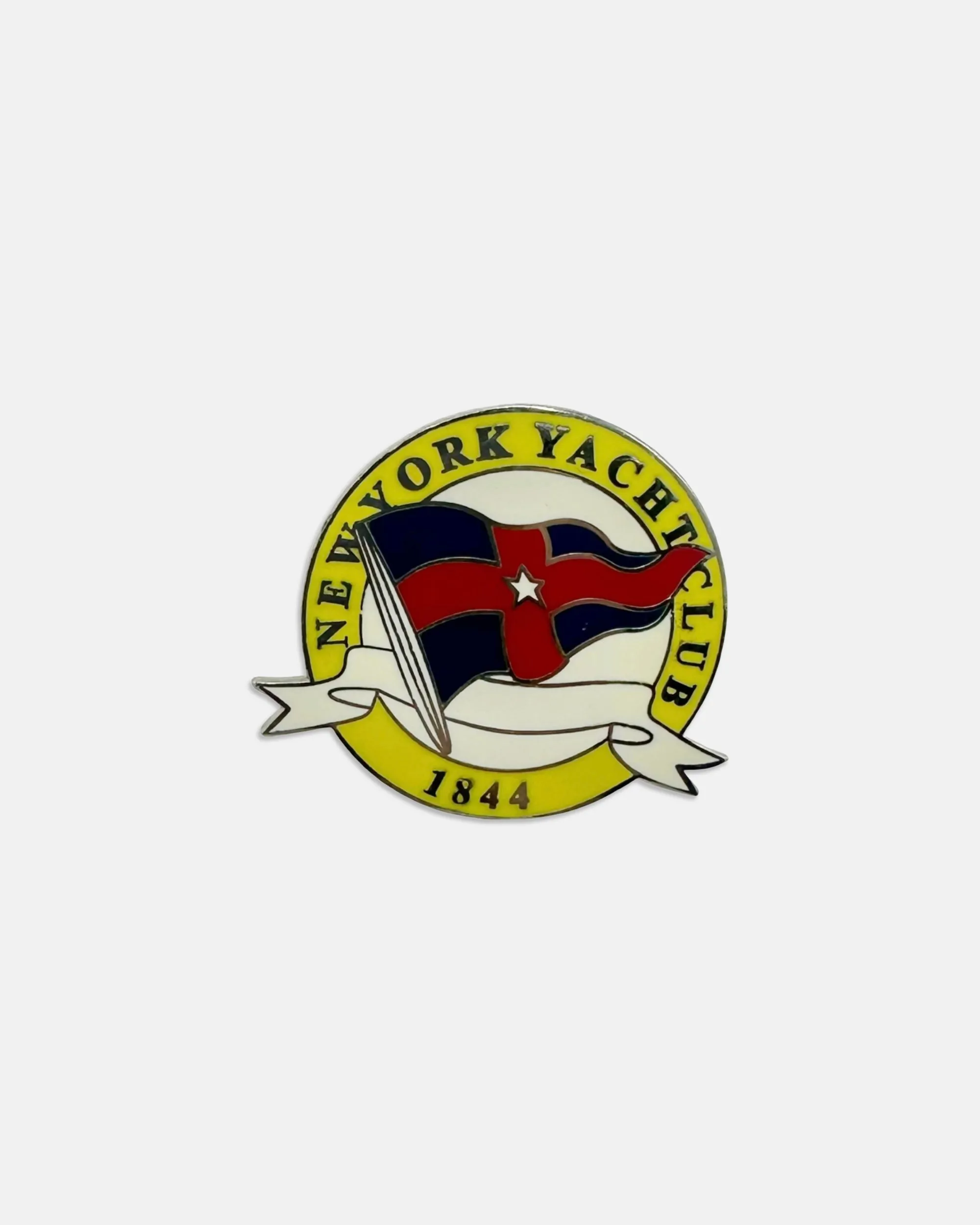 Vintage New York Yacht Club 1844 Lapel Pin sold by J. Press