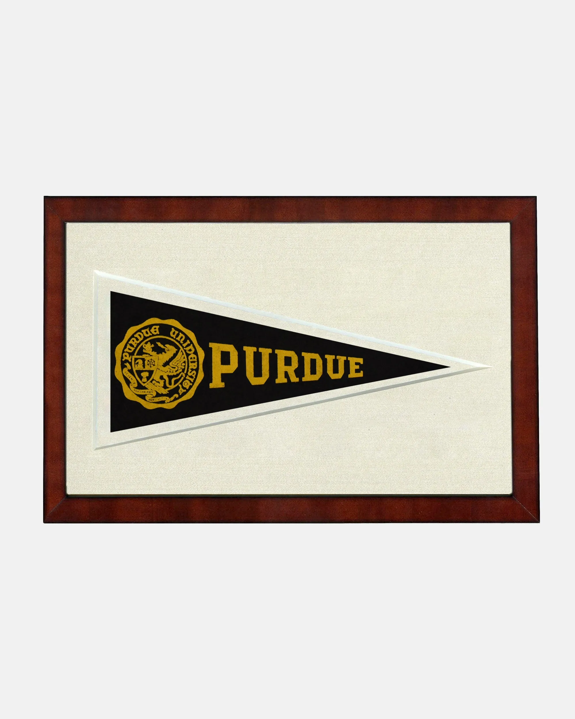 Purdue Framed Vintage Pennant sold by J. Press