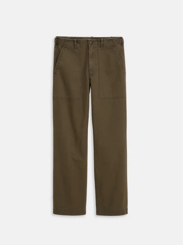 Made-in-USA Herringbone Weave Field Pants sold by J. Press