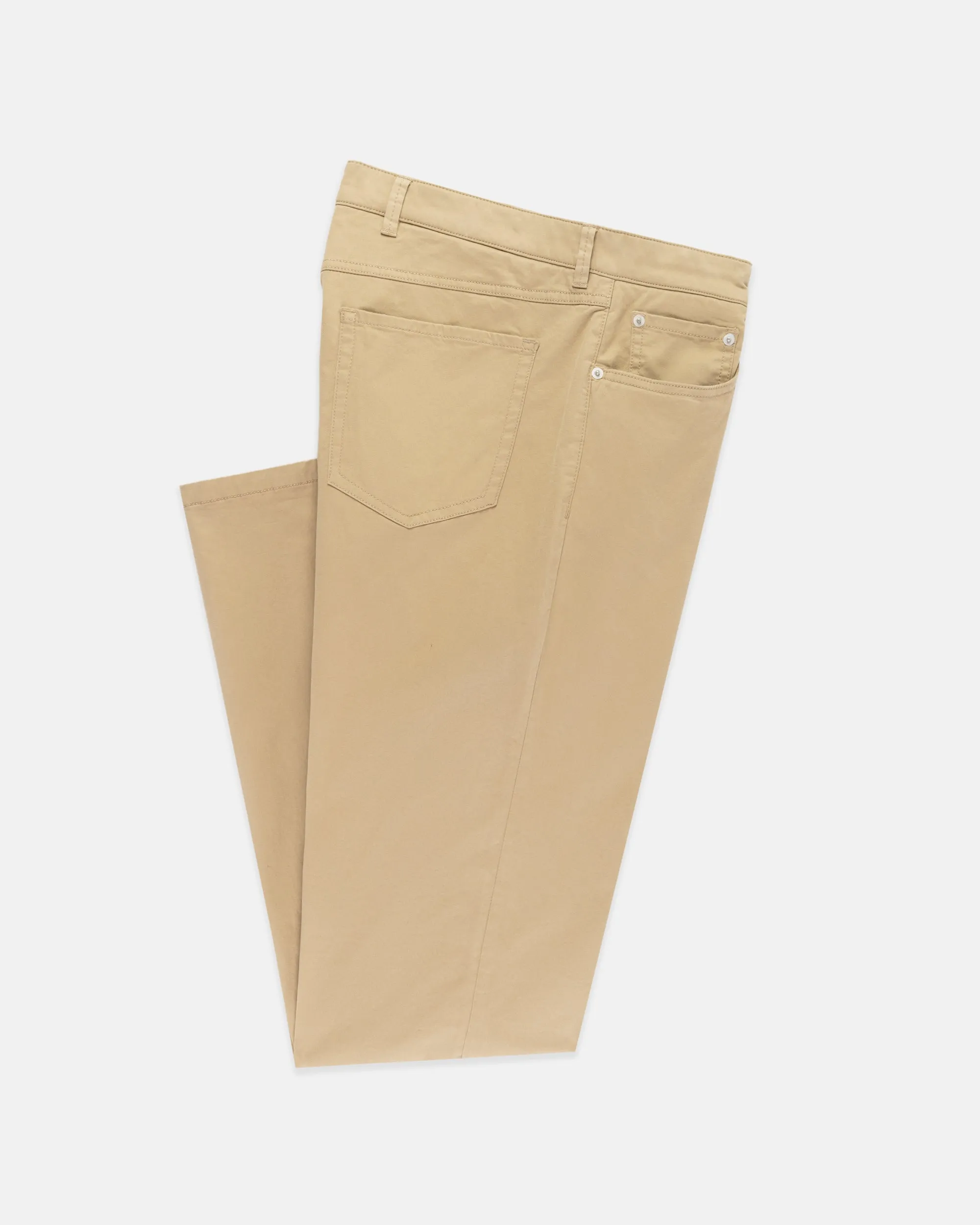 Khaki 5-Pocket Stretch Twill Pant sold by J. Press