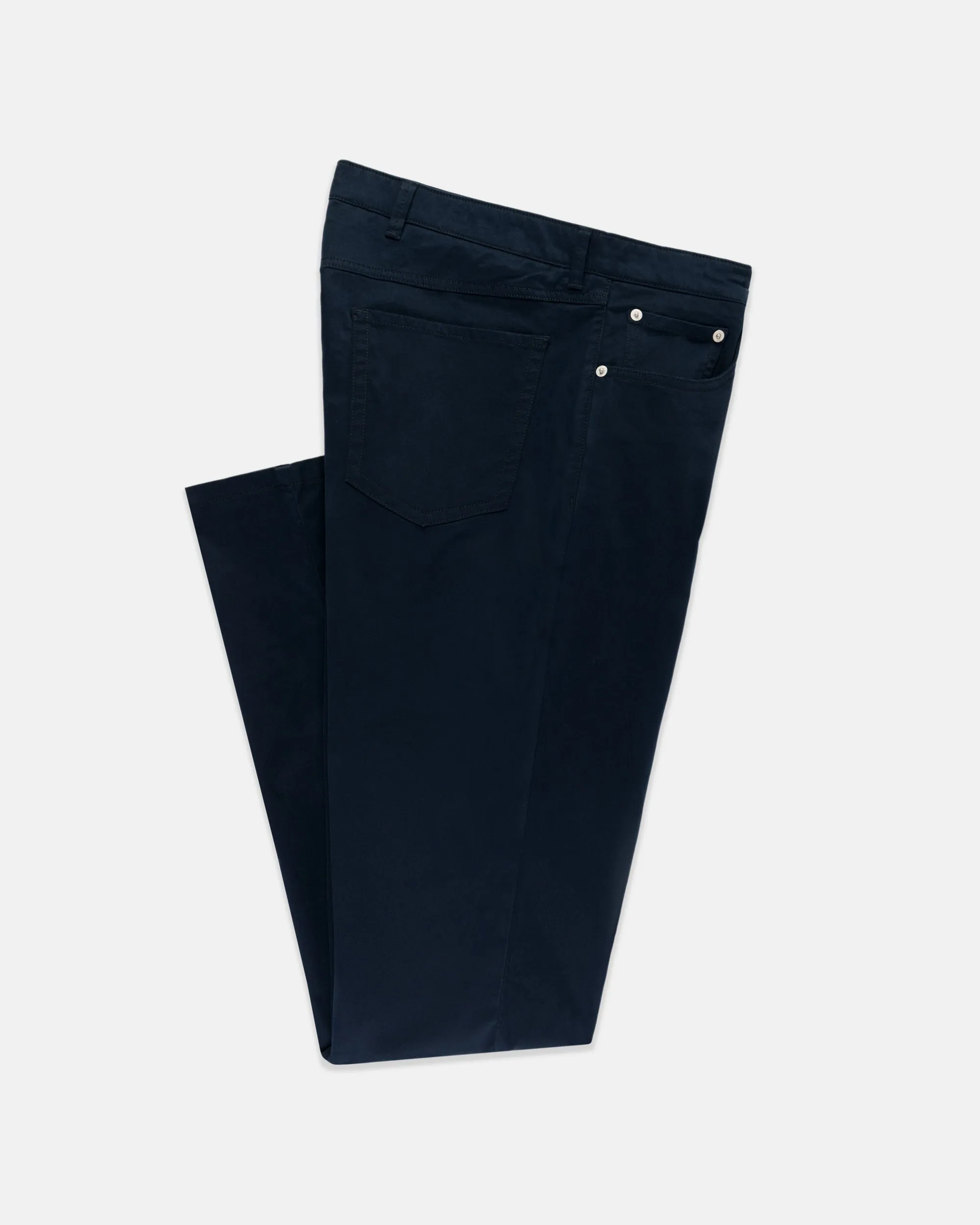 Navy 5-Pocket Twill Pant sold by J. Press