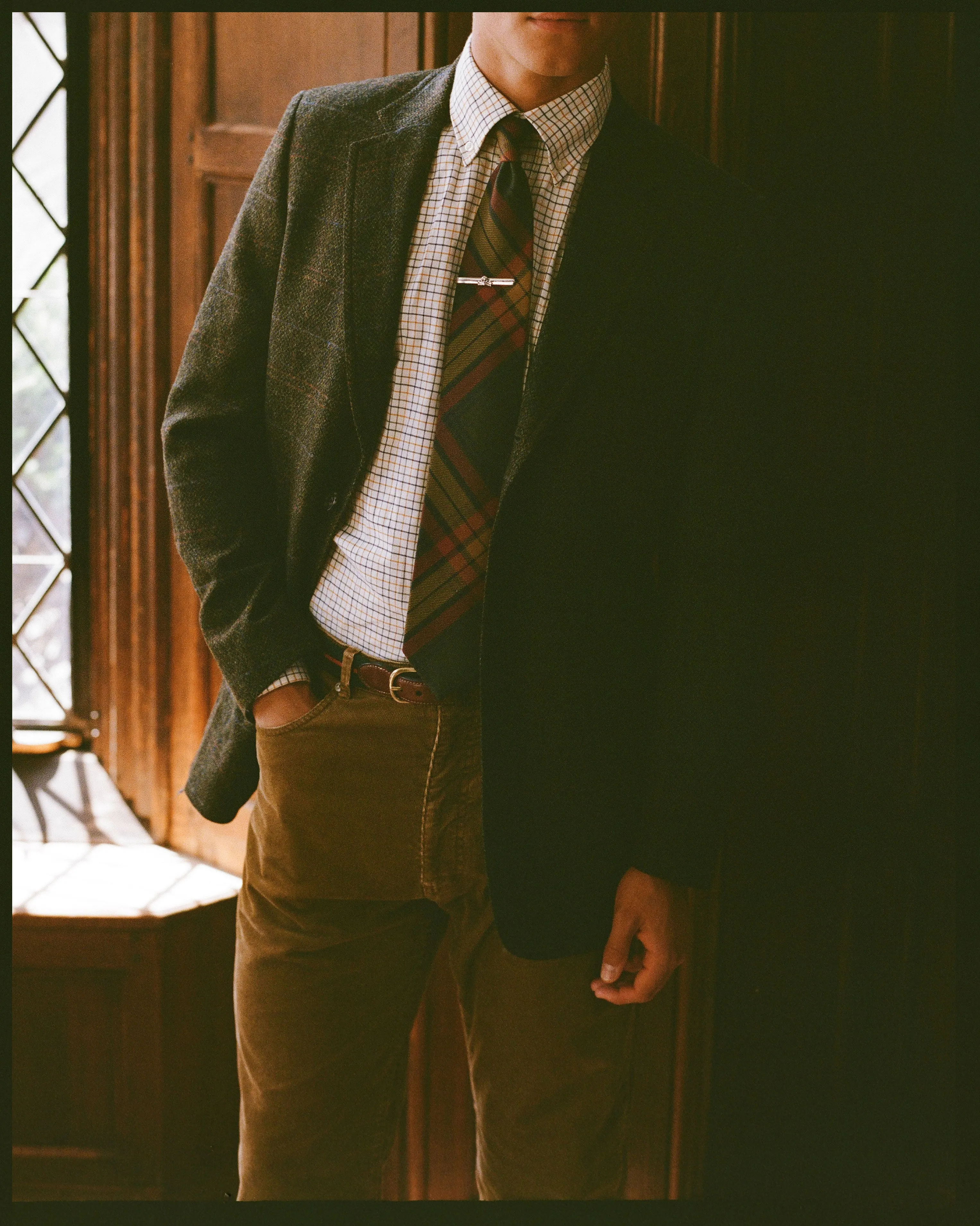 Tan 5-Pocket Corduroy Pant sold by J. Press product image thumbnail 4