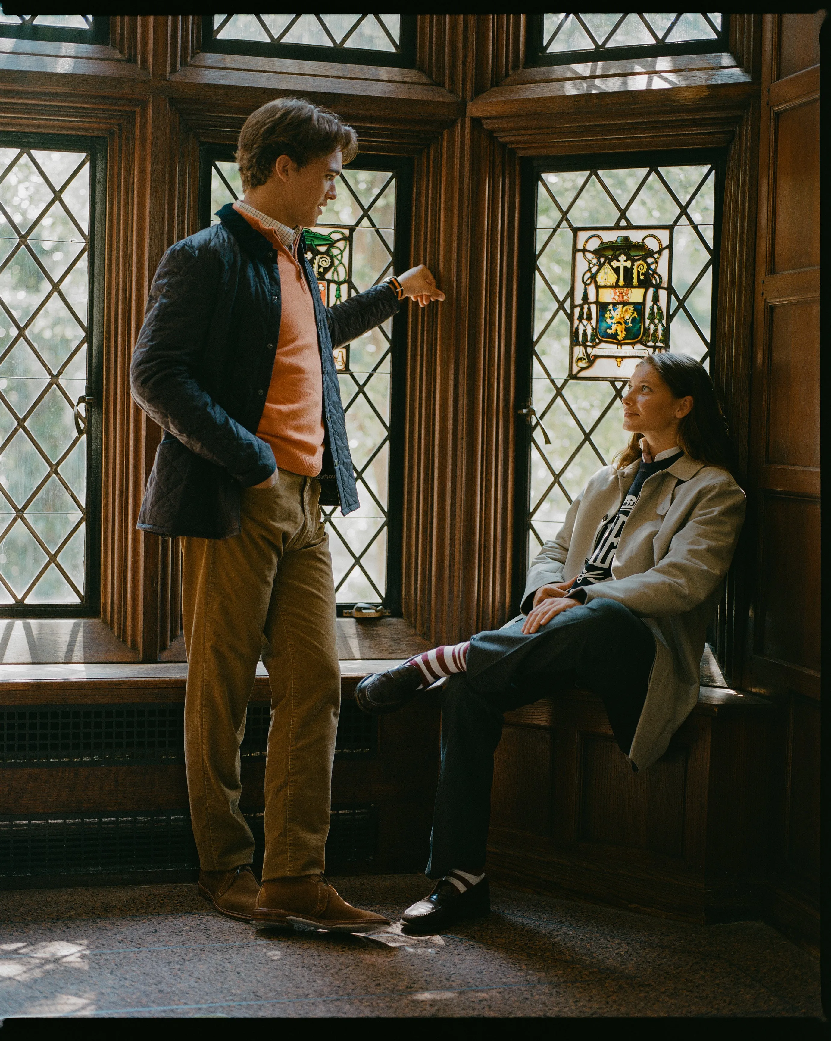 Tan 5-Pocket Corduroy Pant sold by J. Press product image thumbnail 3