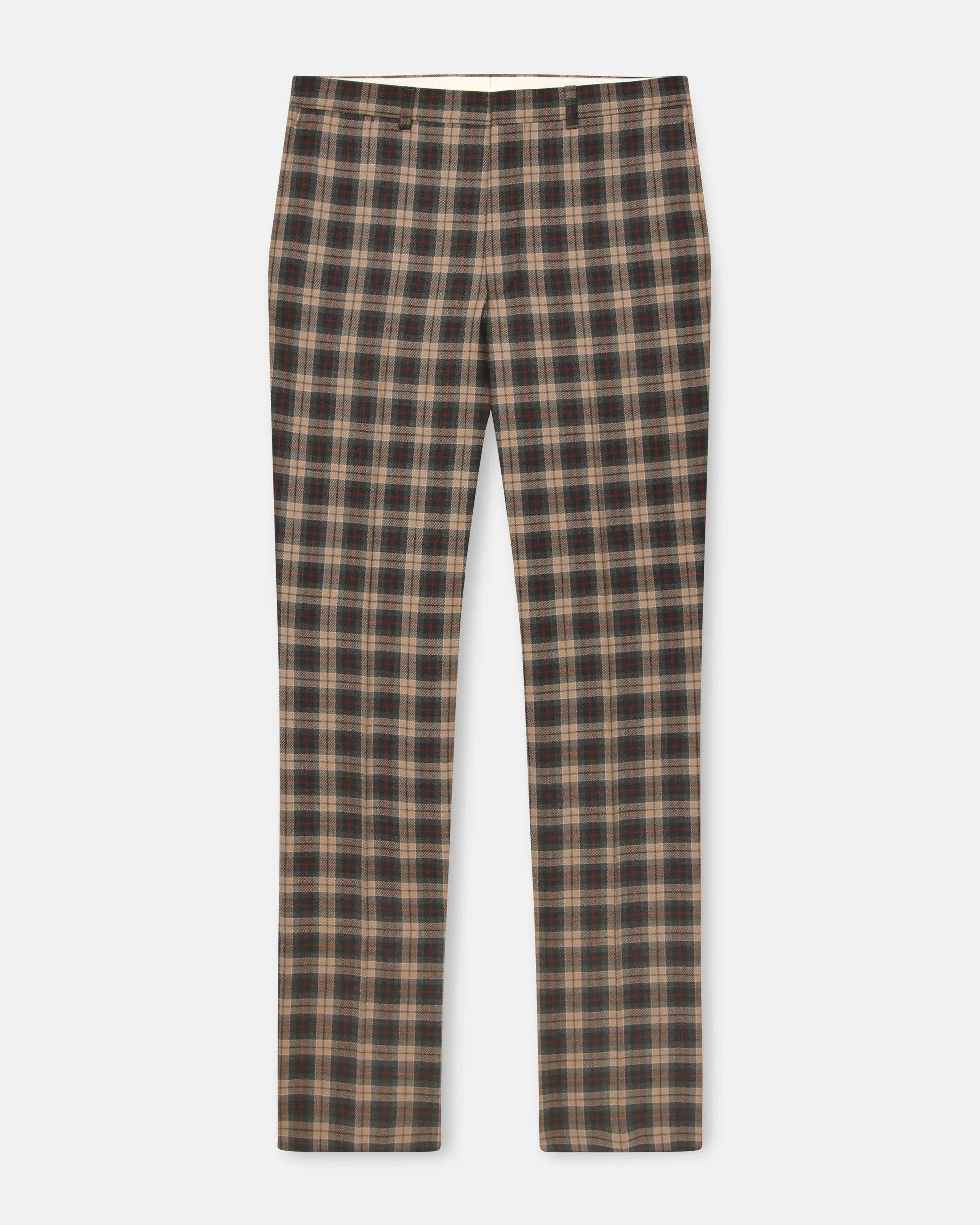 Made-in-Canada Tan Tartan Wool Trouser sold by J. Press product image thumbnail 2