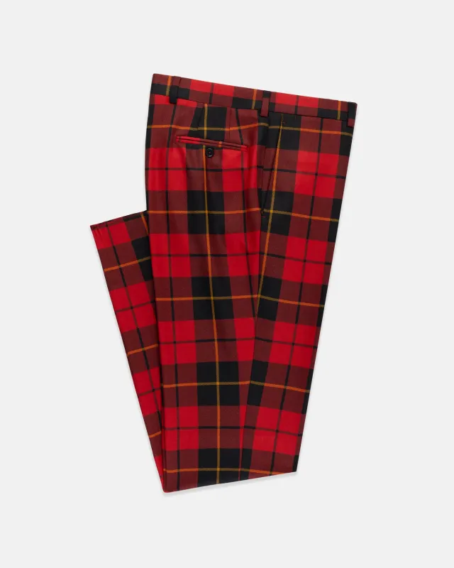 Made-in-Canada Wallace Tartan Wool Trouser sold by J. Press