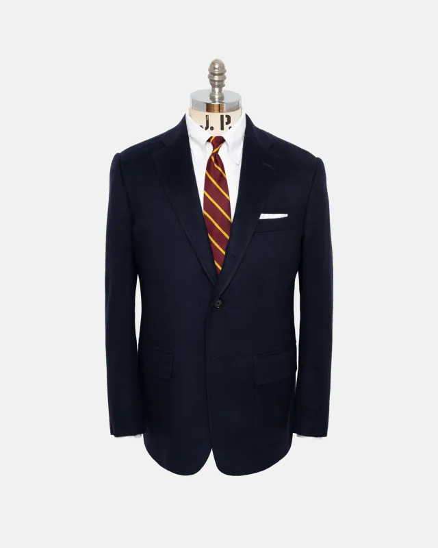 Made-in-USA Navy Pure Cashmere Sport Coat sold by J. Press