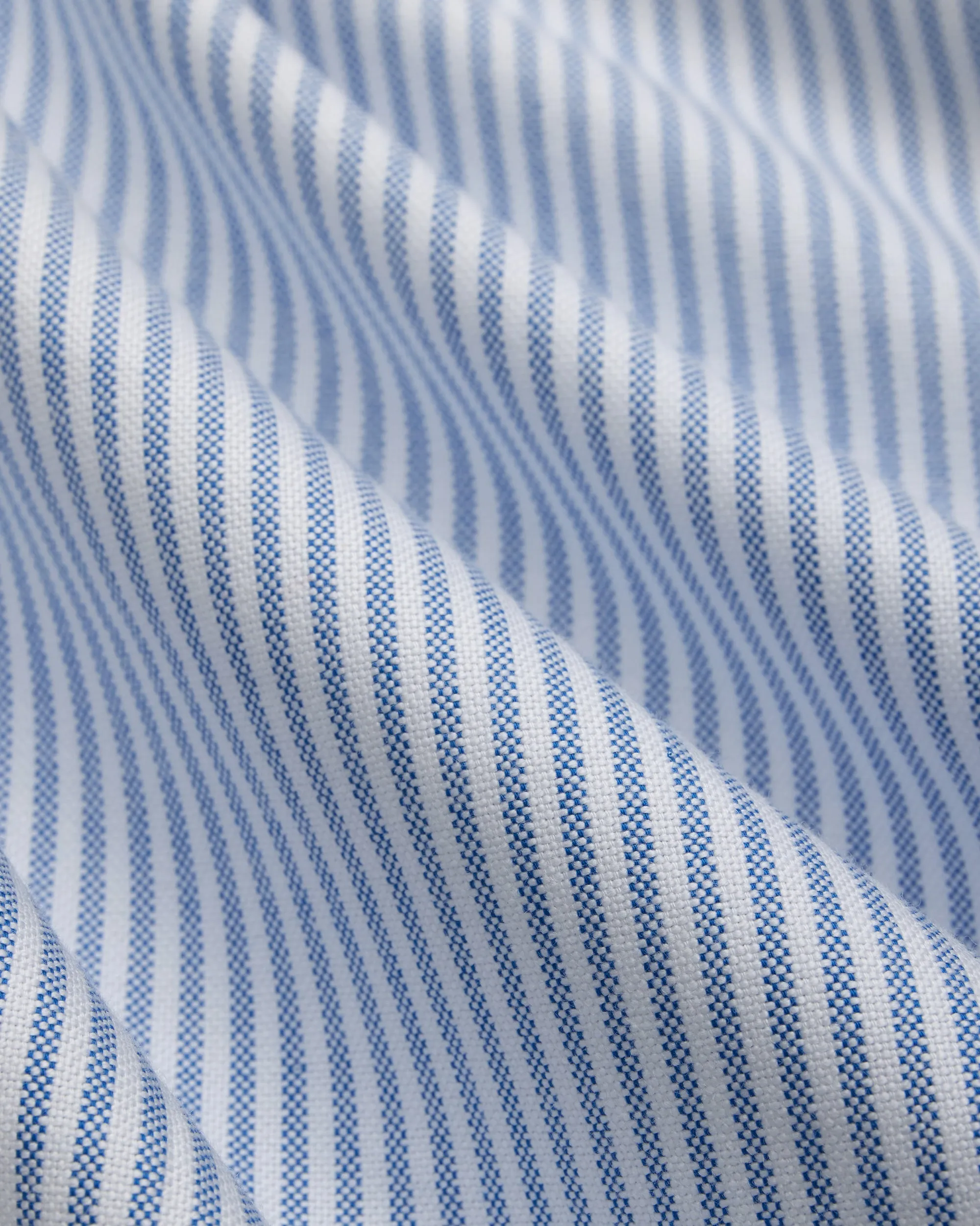 Made-in-USA Blue University Stripe Oxford Cloth Shirt - Regular Fit sold by J. Press product image thumbnail 3