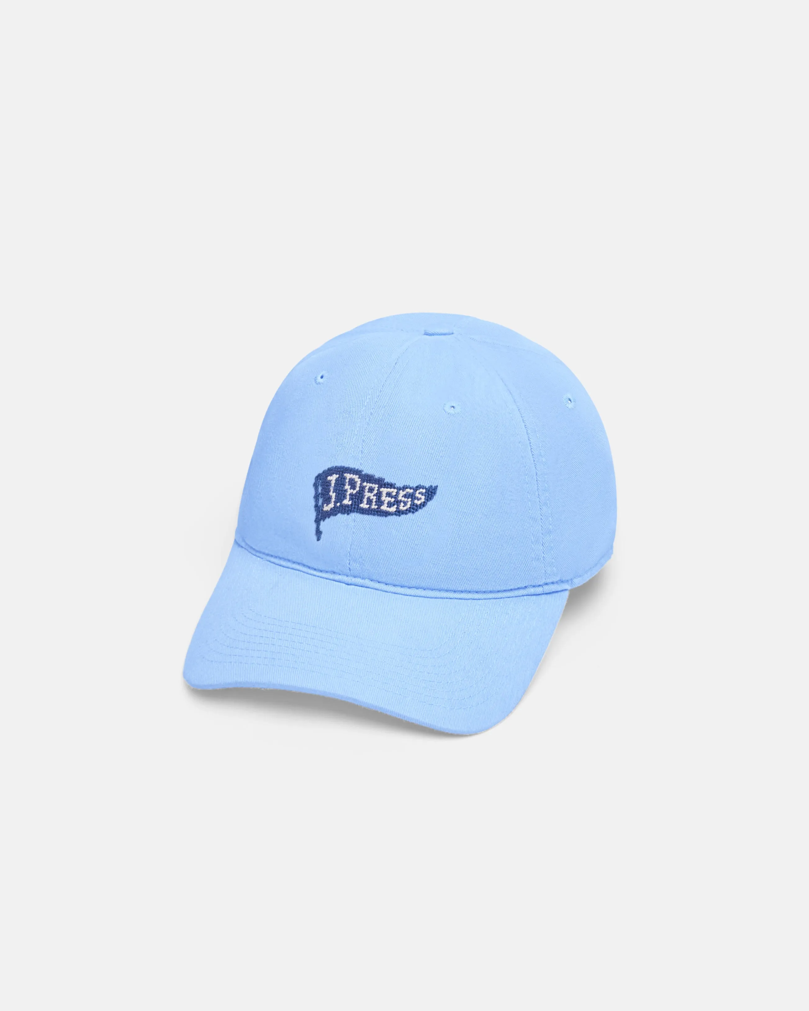 J. Press Burgee Light Blue Needlepoint Hat sold by J. Press