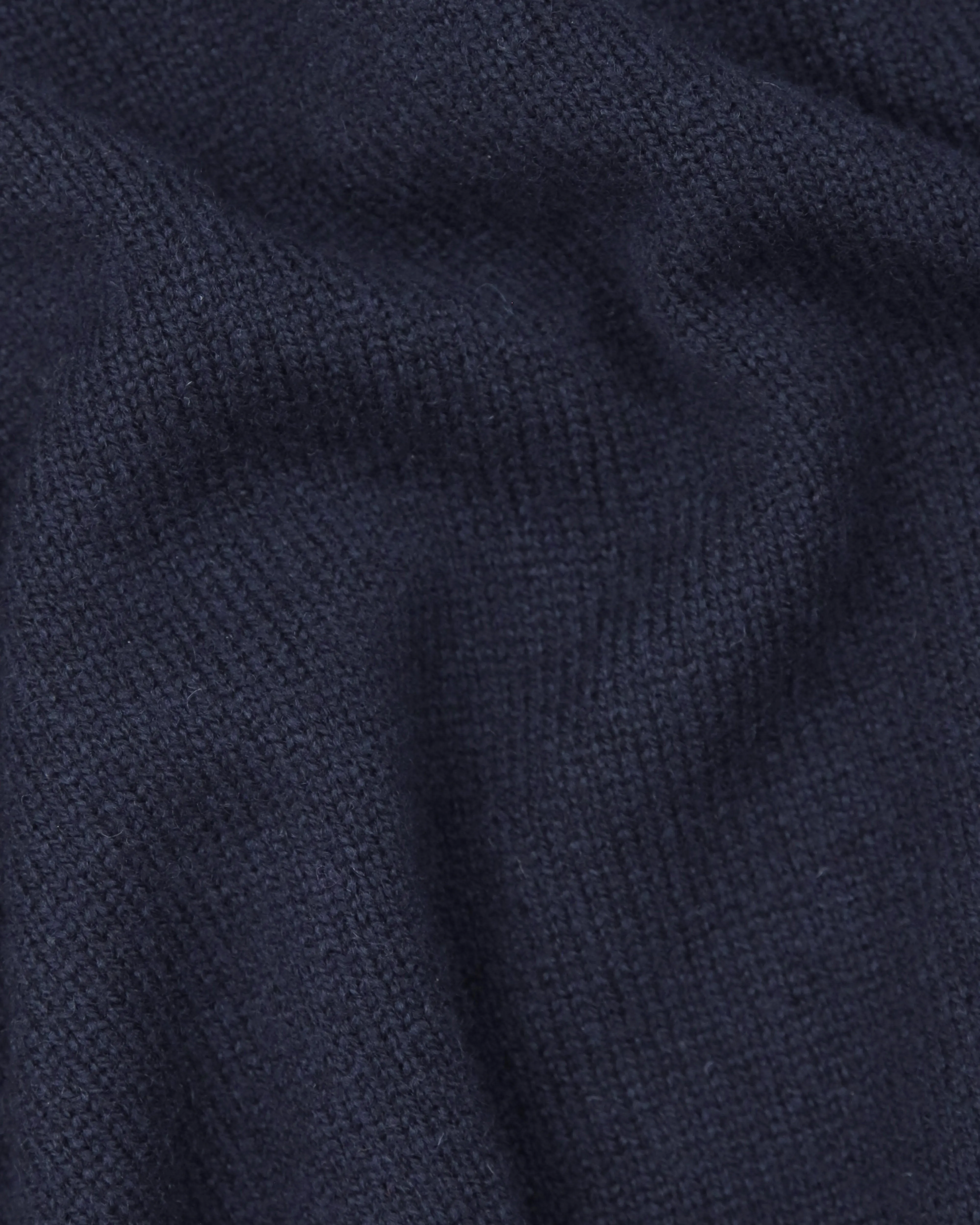 Navy Lambswool Quarter Zip-up Sweater sold by J. Press product image thumbnail 3