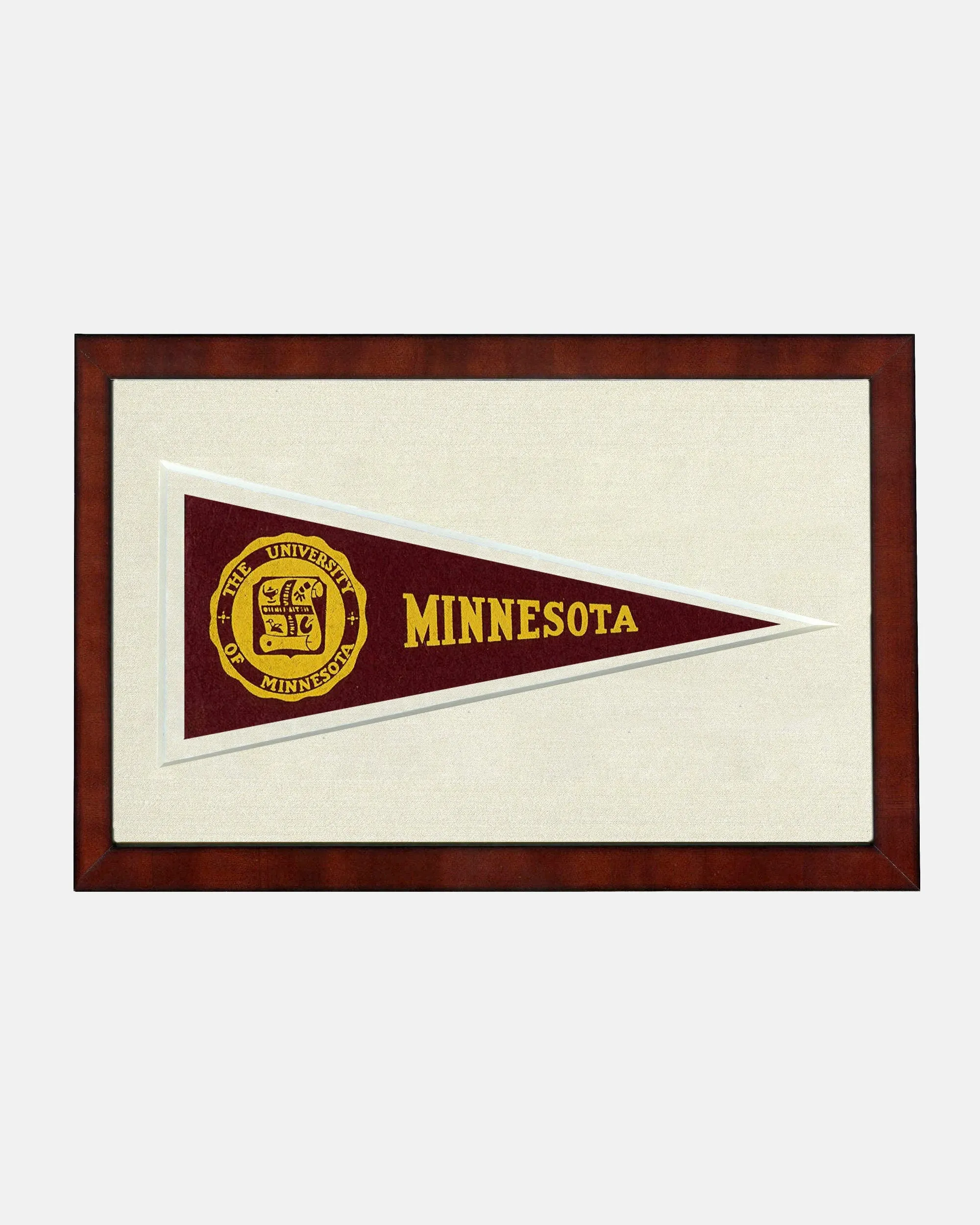 Minnesota Framed Vintage Pennant sold by J. Press