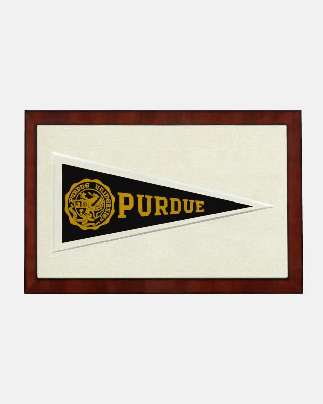 Purdue Framed Vintage Pennant sold by J. Press
