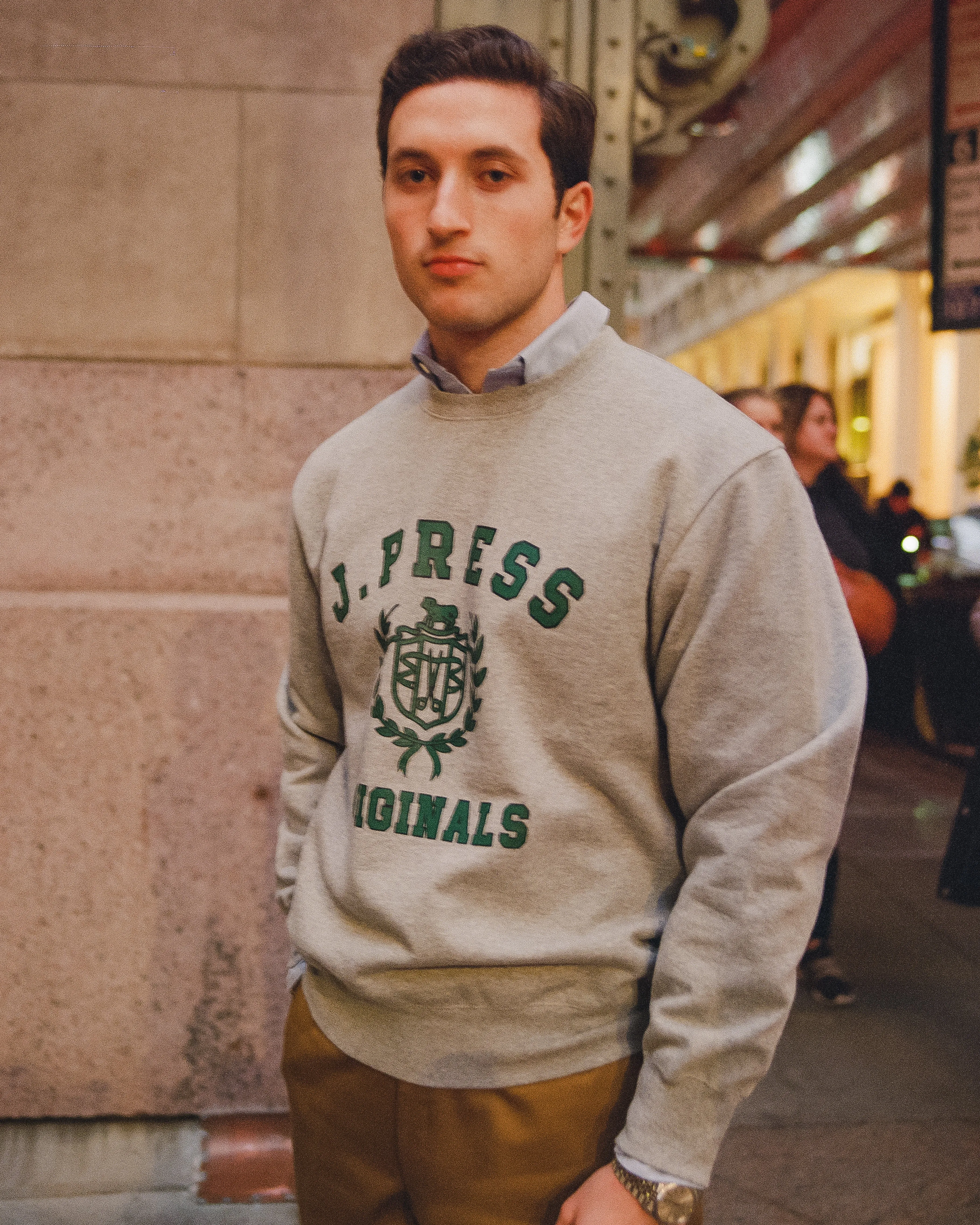 J. Press Crest Logo Sweatshirt sold by J. Press product image thumbnail 2