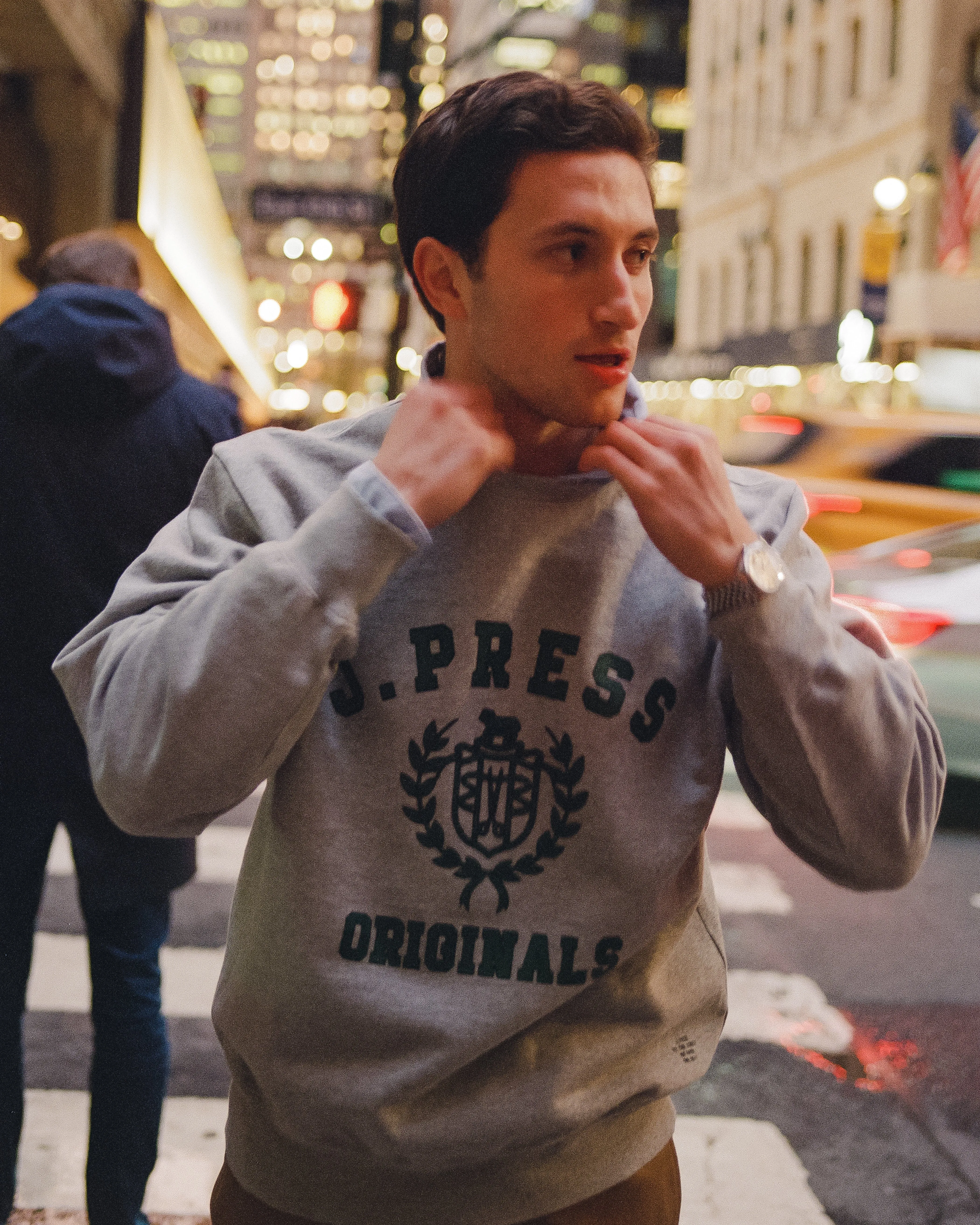 J. Press Crest Logo Sweatshirt sold by J. Press product image thumbnail 3