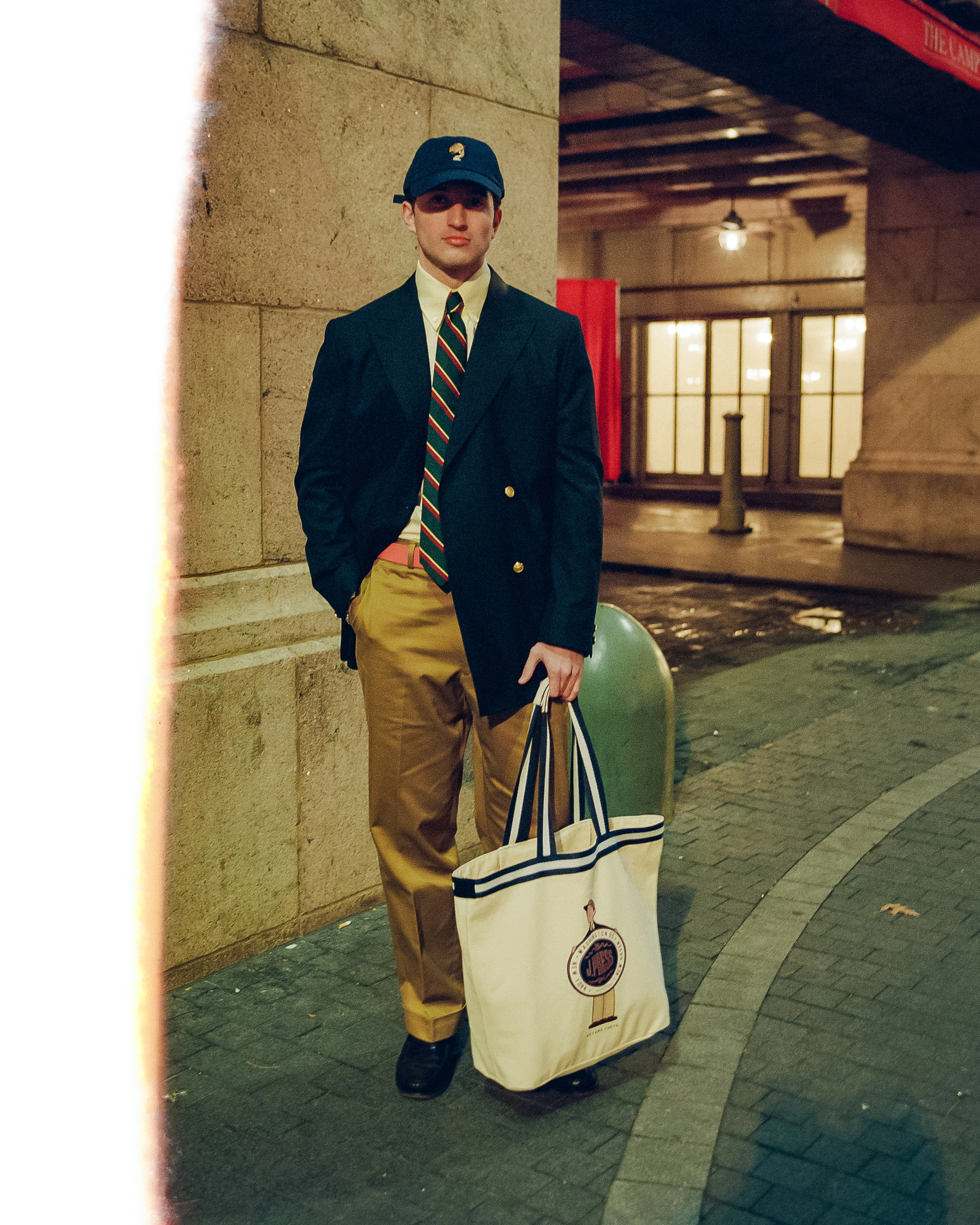 Aaron Chang Canvas Tote Bag sold by J. Press product image thumbnail 4