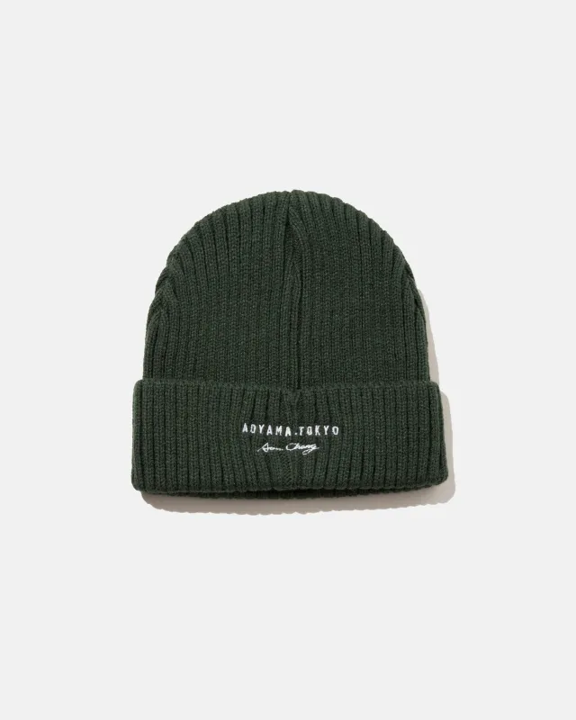 Aaron Chang Green Watch Cap sold by J. Press