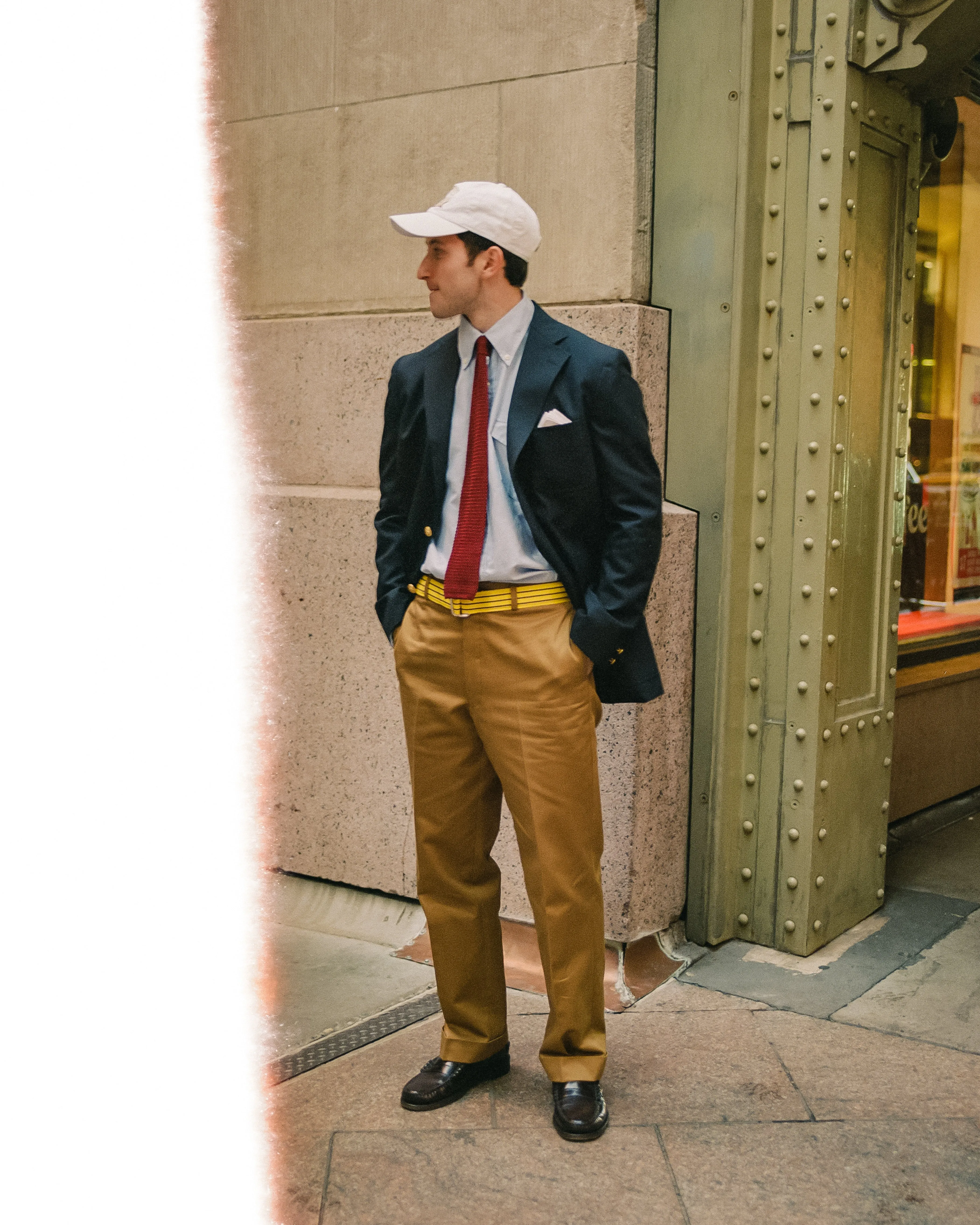 Made-in-Japan Wide Bordeaux Silk Knit Tie sold by J. Press product image thumbnail 5