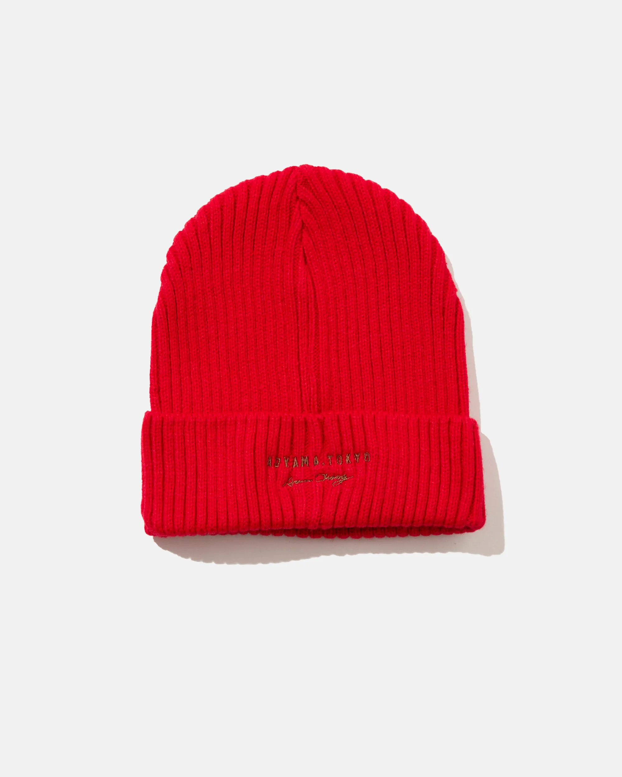 Aaron Chang Red Watch Cap sold by J. Press