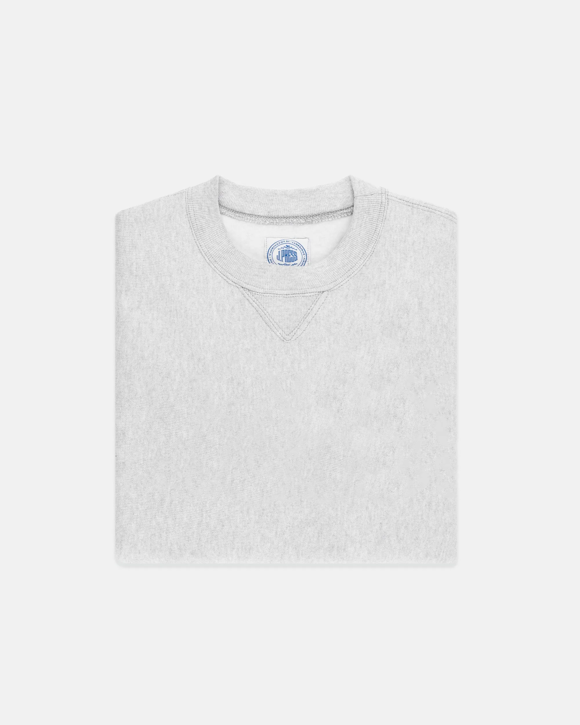 Made-in-USA Grey Heavyweight Sweatshirt sold by J. Press