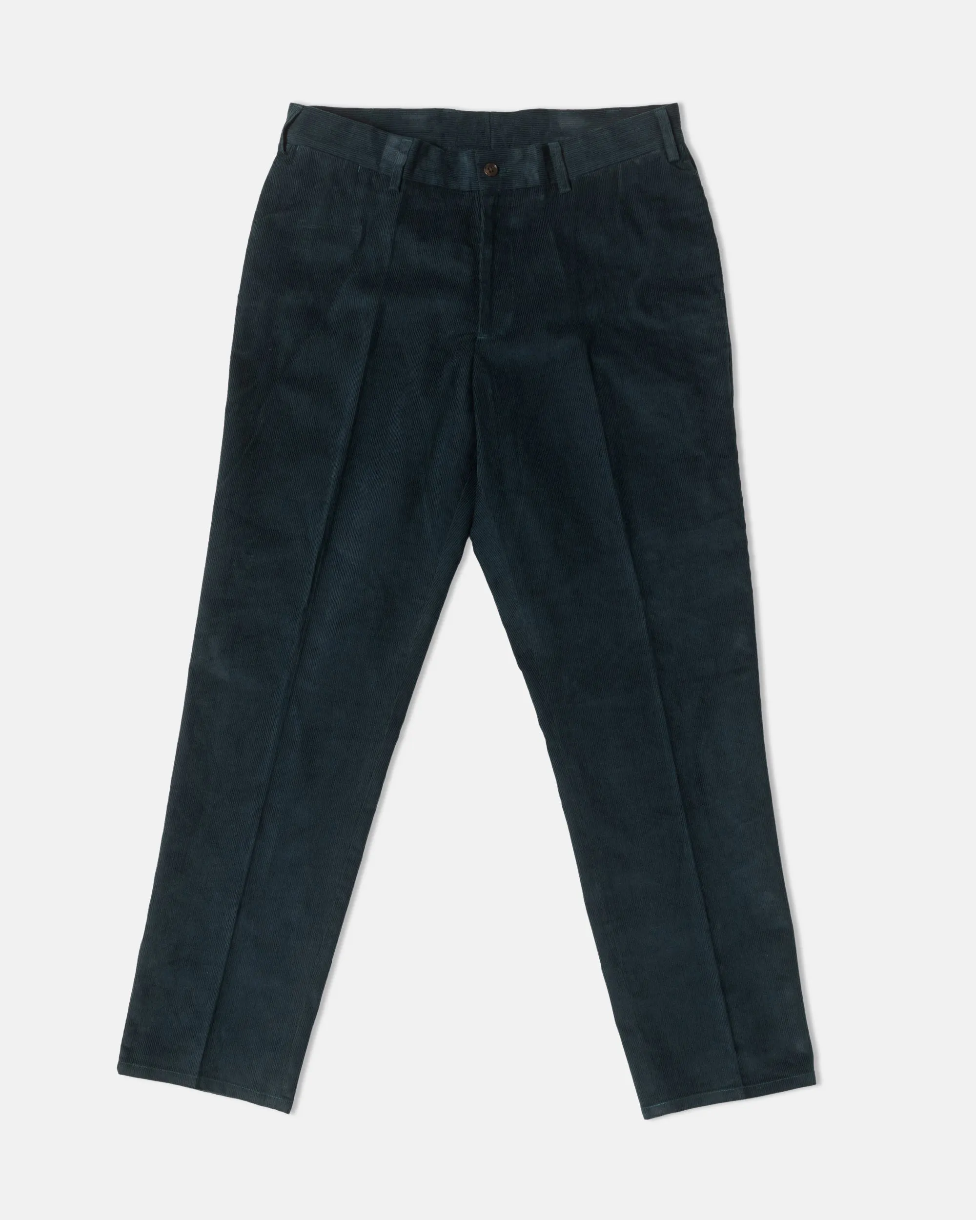 Navy Narrow Wale Corduroy Trouser - Trim Fit sold by J. Press