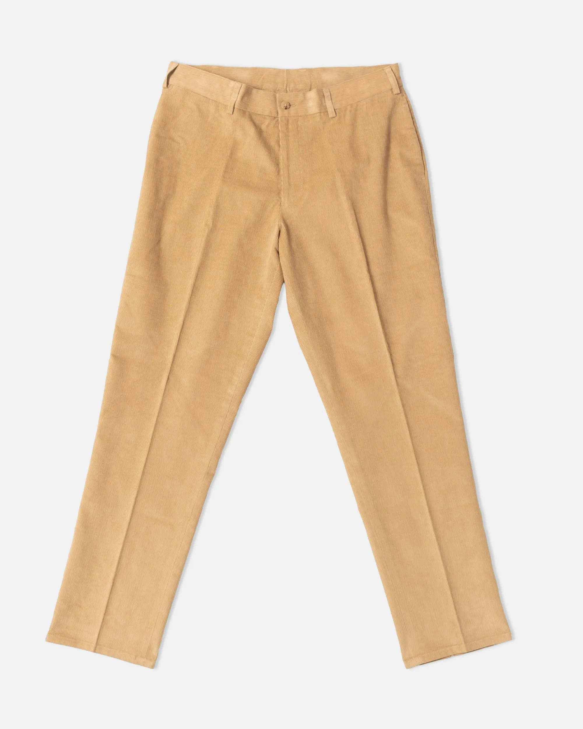 Tan Narrow Wale Corduroy Trouser - Trim Fit sold by J. Press