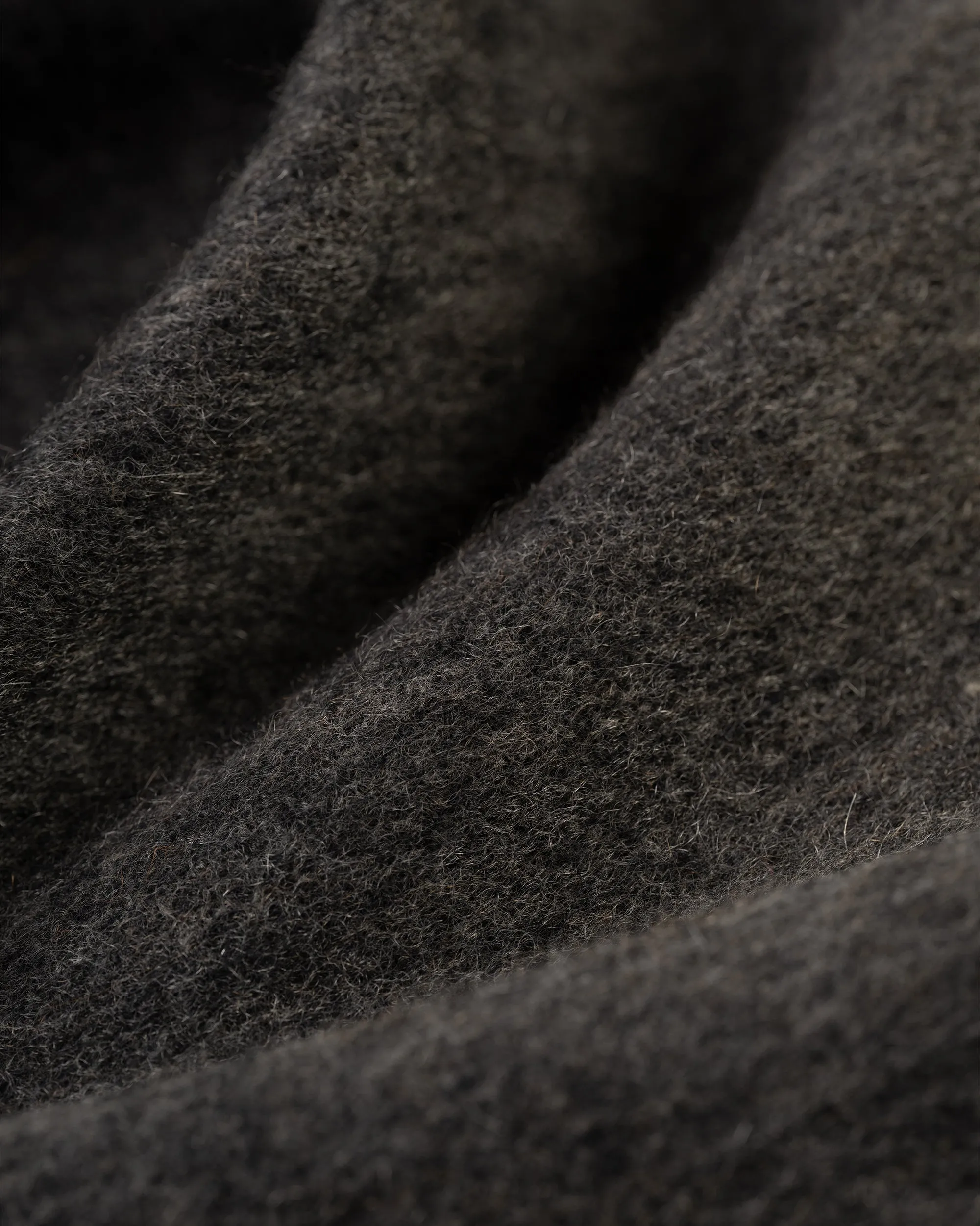 Made-in-England Solid Charcoal Cashmere Muffler sold by J. Press product image thumbnail 4