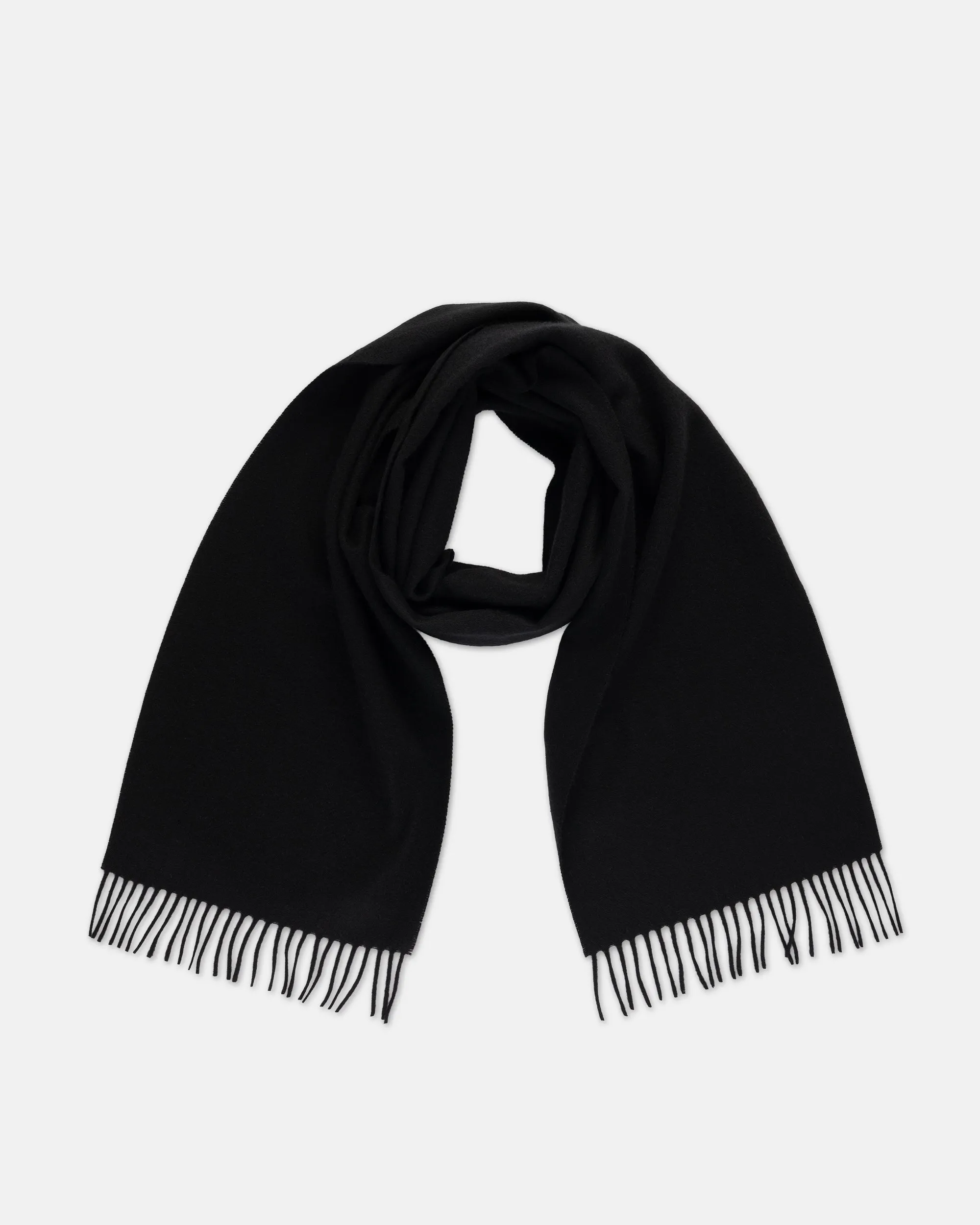 Made-in-England Black Cashmere Muffler sold by J. Press product image thumbnail 2