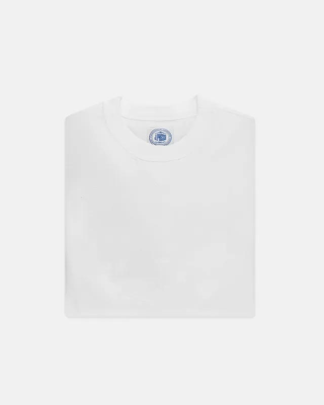 Made-in-USA White Heavyweight Sweatshirt sold by J. Press