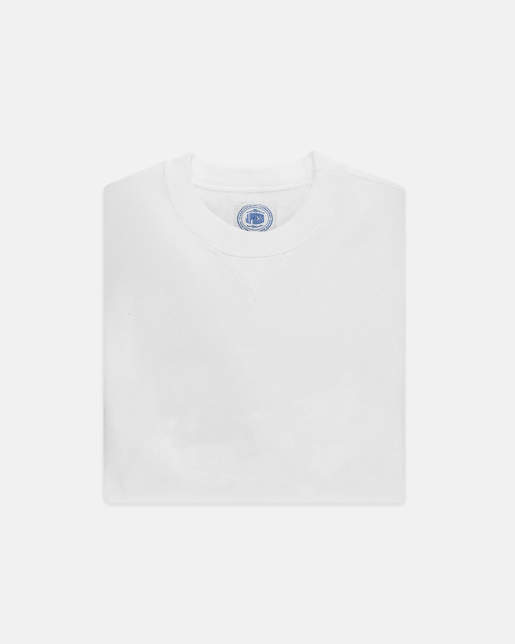 Made-in-USA White Heavyweight Sweatshirt sold by J. Press