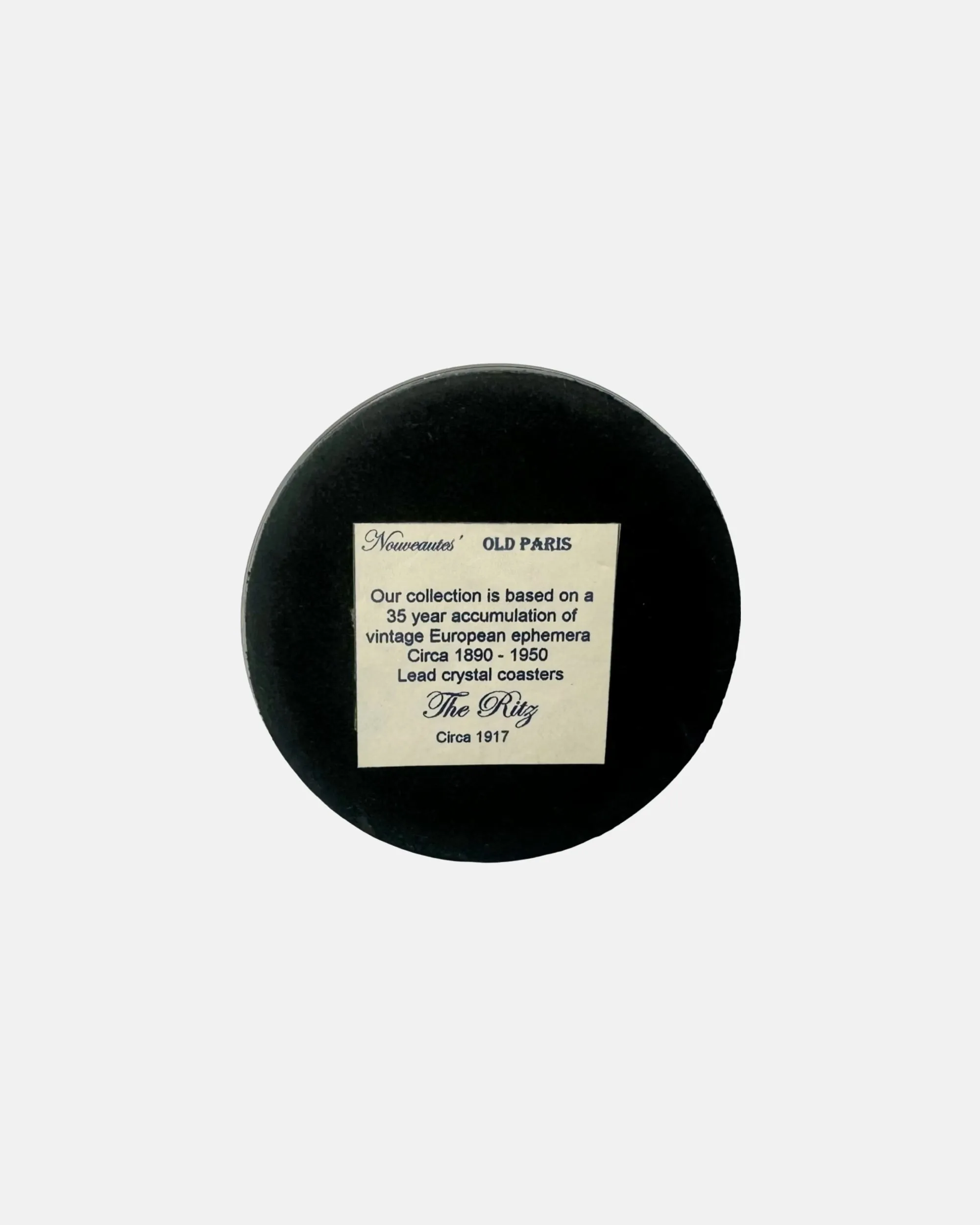 Vintage Hotel Ritz Paris Luggage Label Glass Paperweight sold by J. Press product image thumbnail 3