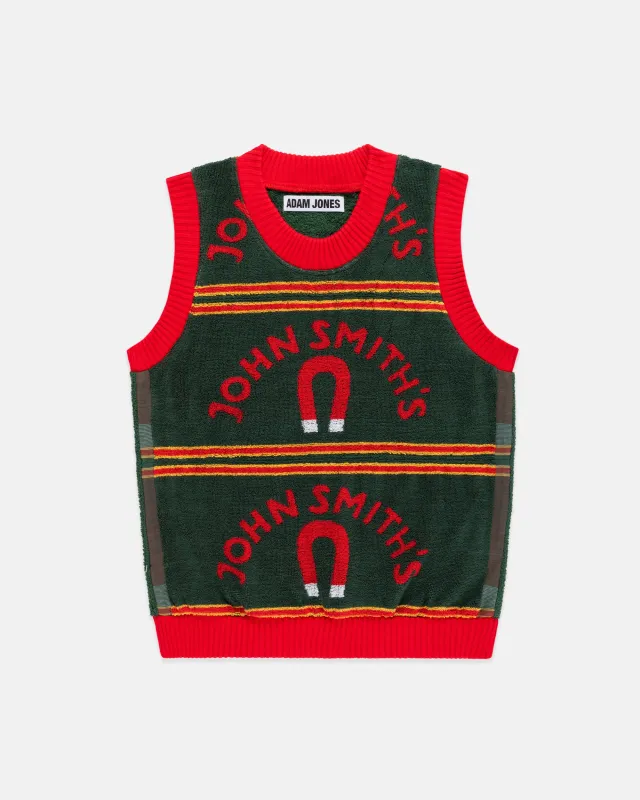 Made-in-England John Smiths Vintage Beer Towel Vest made by J. Press