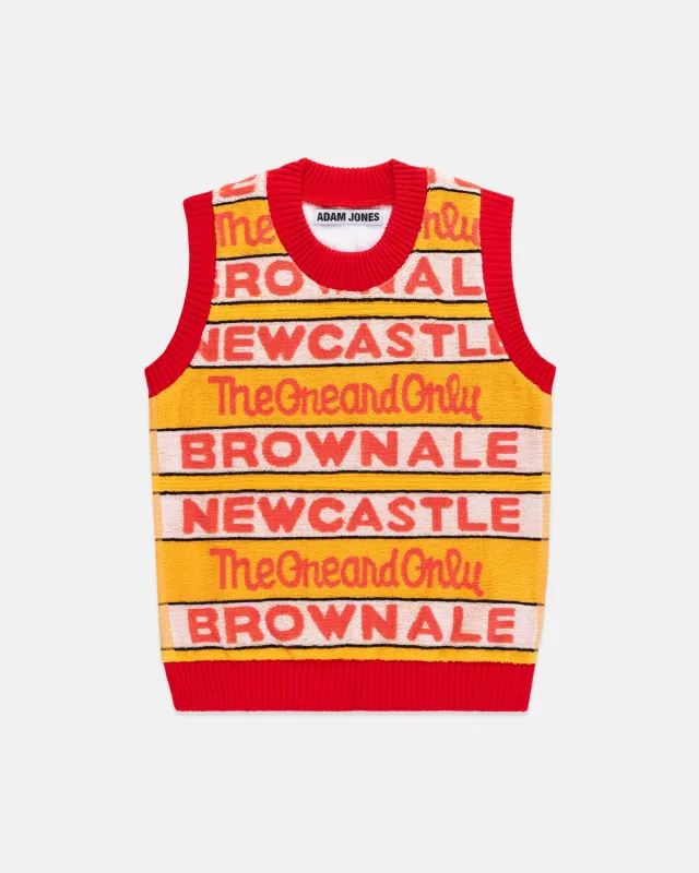Made-in-England Newcastle Brown Ale Vintage Beer Towel Vest made by J. Press
