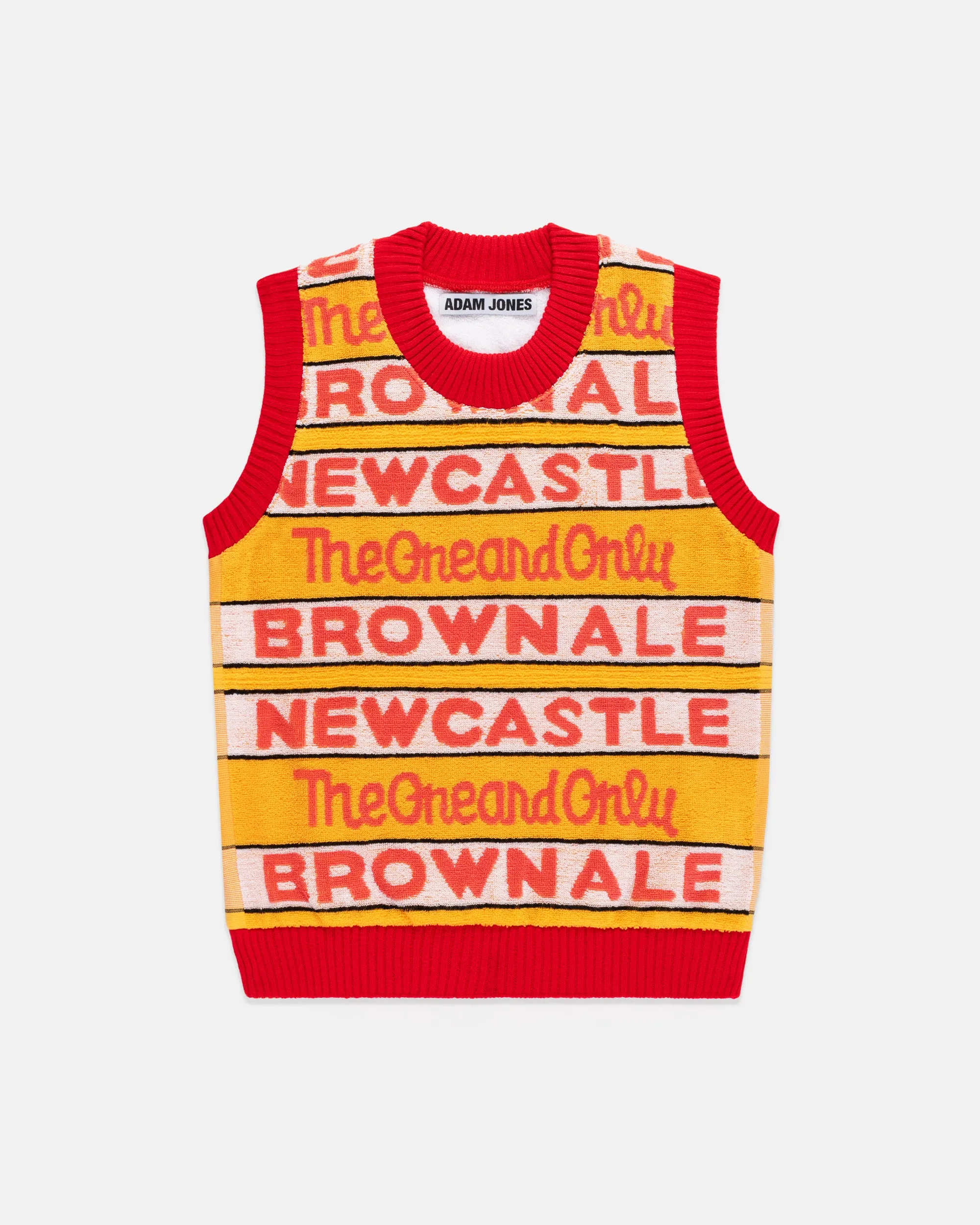 Made-in-England Newcastle Brown Ale Vintage Beer Towel Vest sold by J. Press