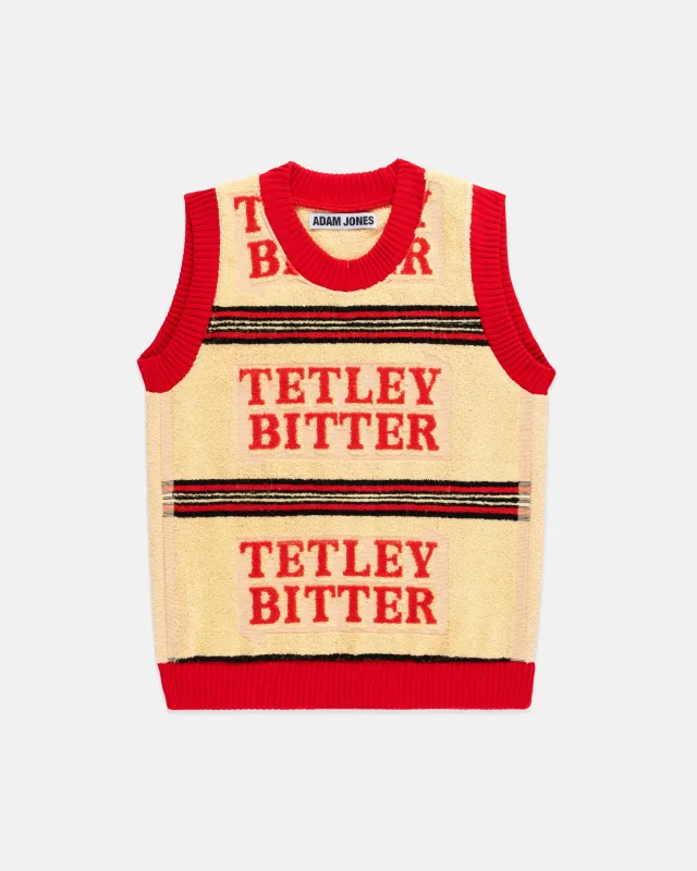 Made-in-England Tetley Vintage Beer Towel Vest made by J. Press