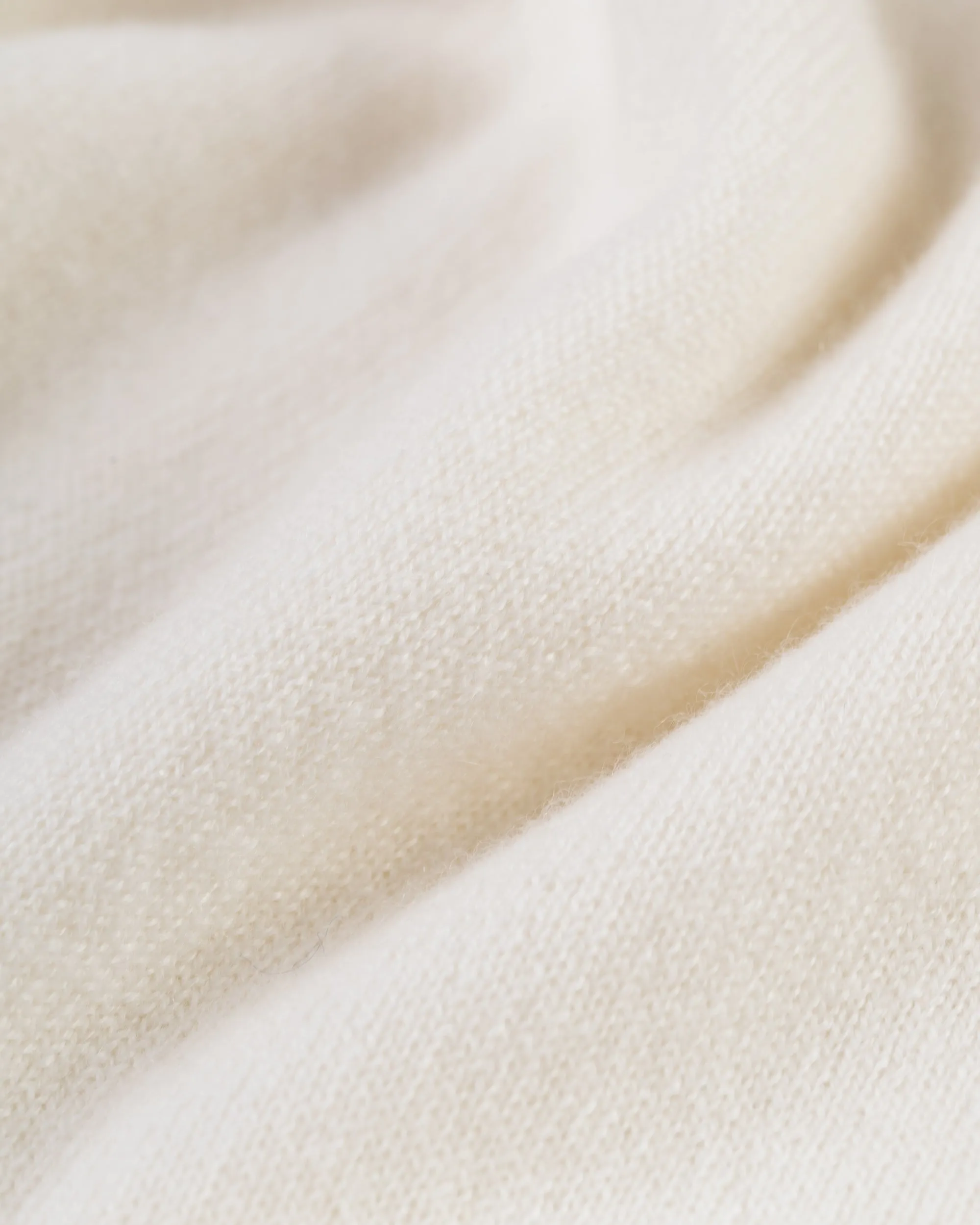 Made-in-Scotland White Cashmere Crewneck Sweater sold by J. Press product image thumbnail 5