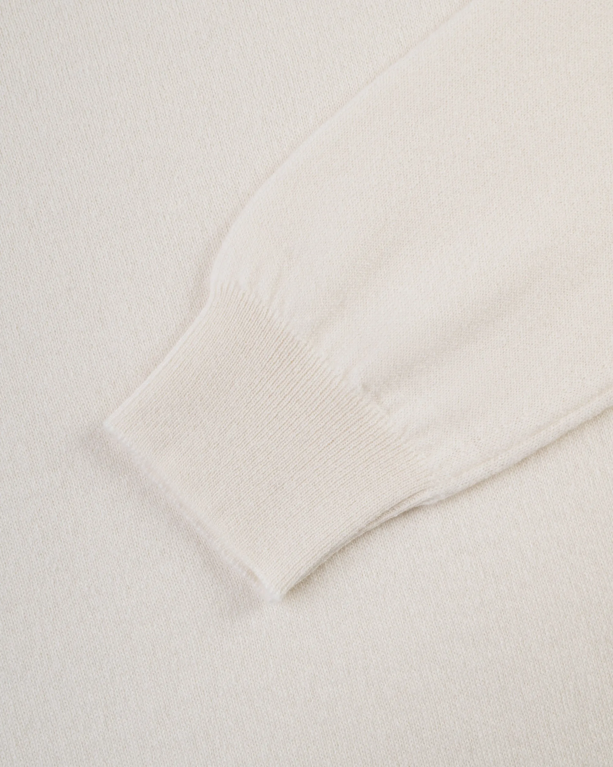 Made-in-Scotland White Cashmere Crewneck Sweater sold by J. Press product image thumbnail 3