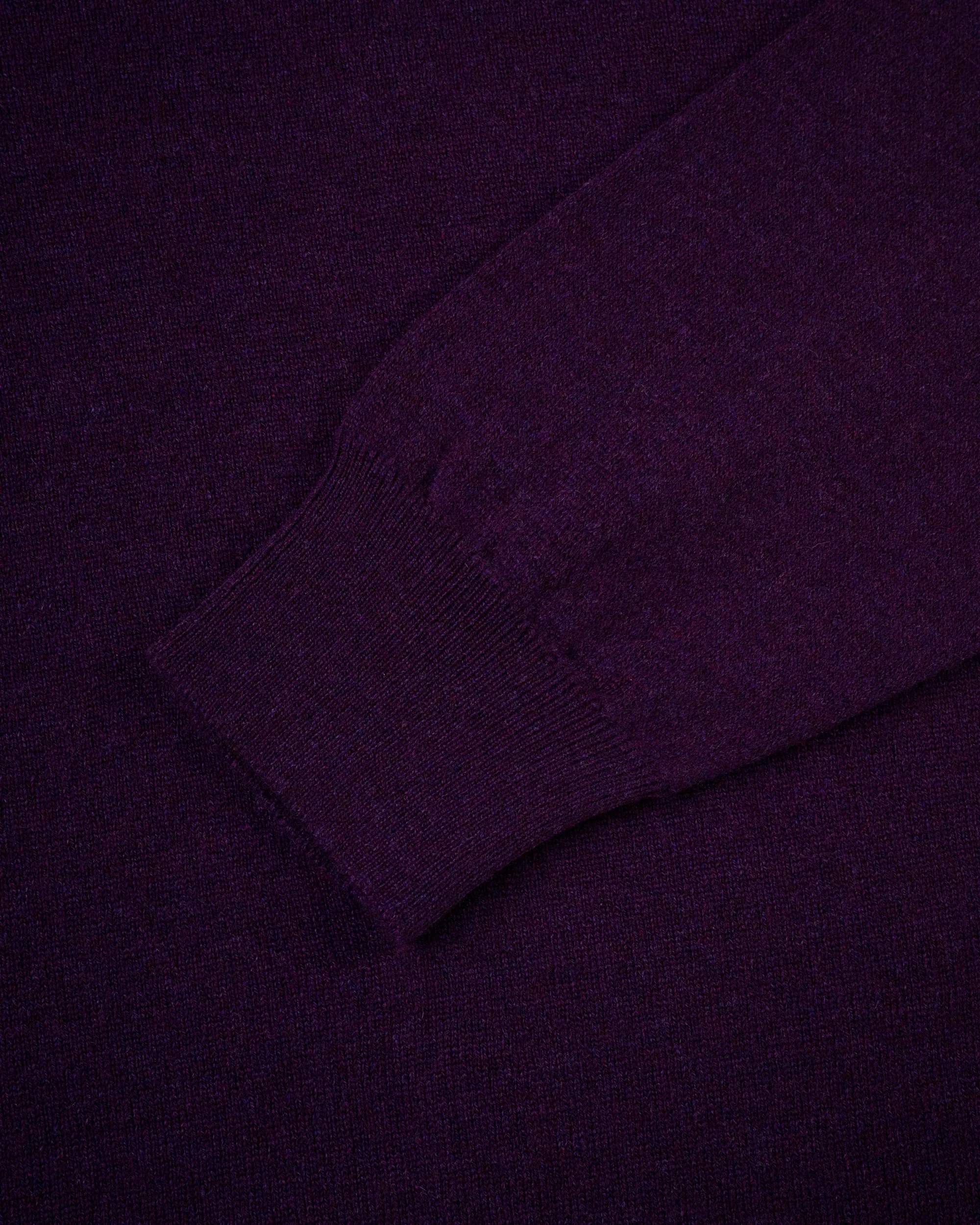 Made-in-Scotland Purple Cashmere Crewneck Sweater sold by J. Press product image thumbnail 3