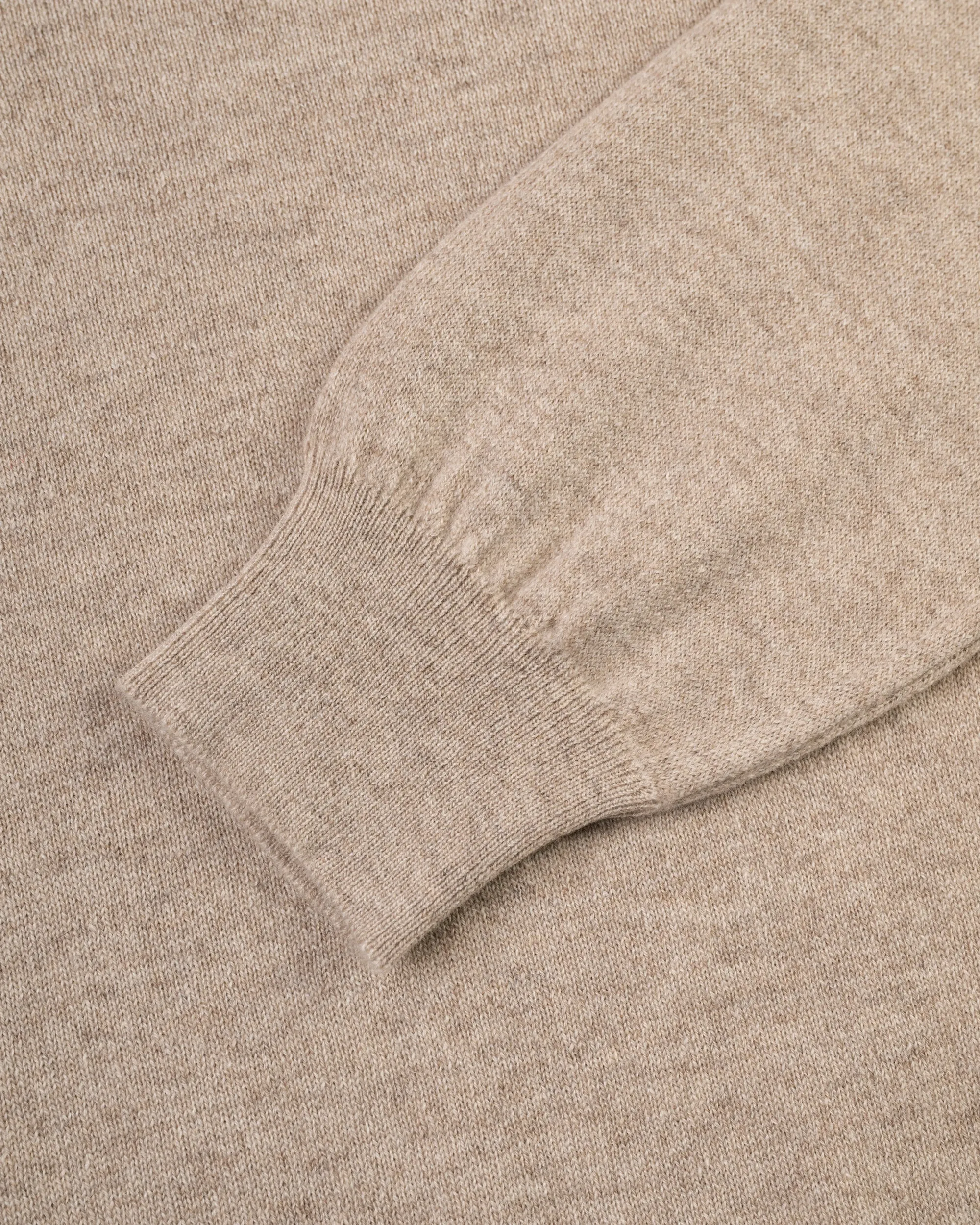 Made-in-Scotland Tan Cashmere Crewneck Sweater sold by J. Press product image thumbnail 3