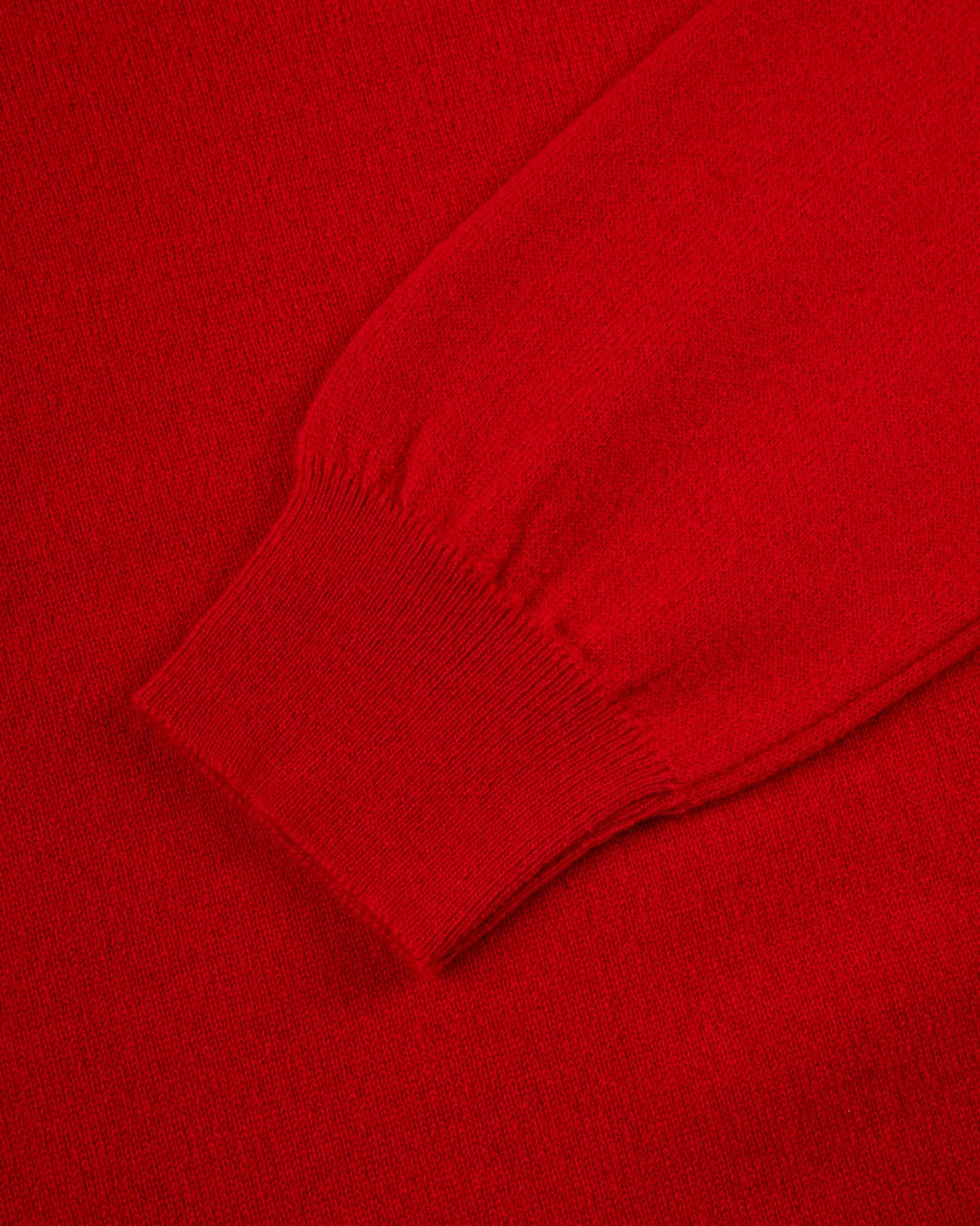 Made-in-Scotland Red Cashmere Crewneck Sweater sold by J. Press product image thumbnail 3