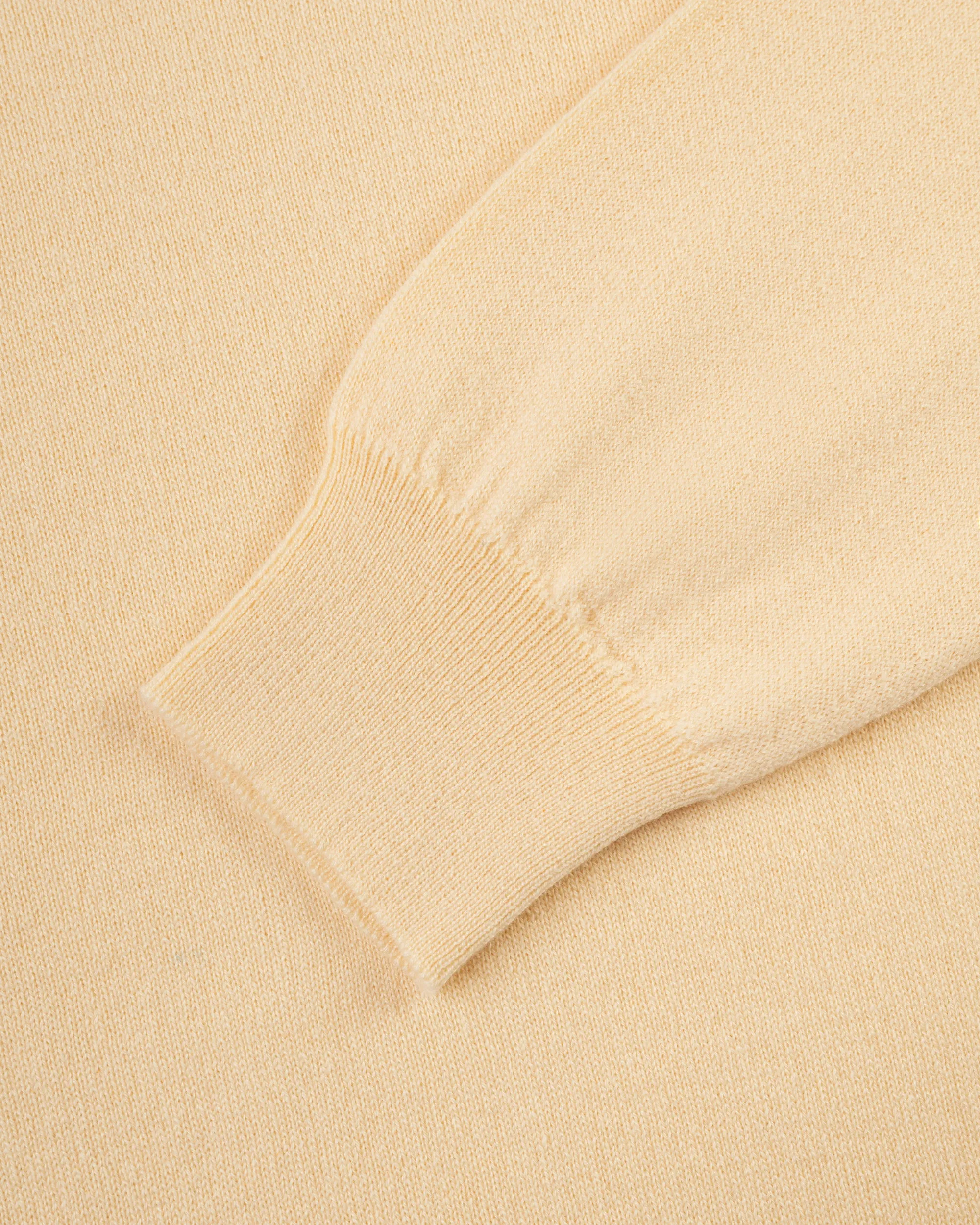 Made-in-Scotland Yellow Cashmere Crewneck Sweater sold by J. Press product image thumbnail 3