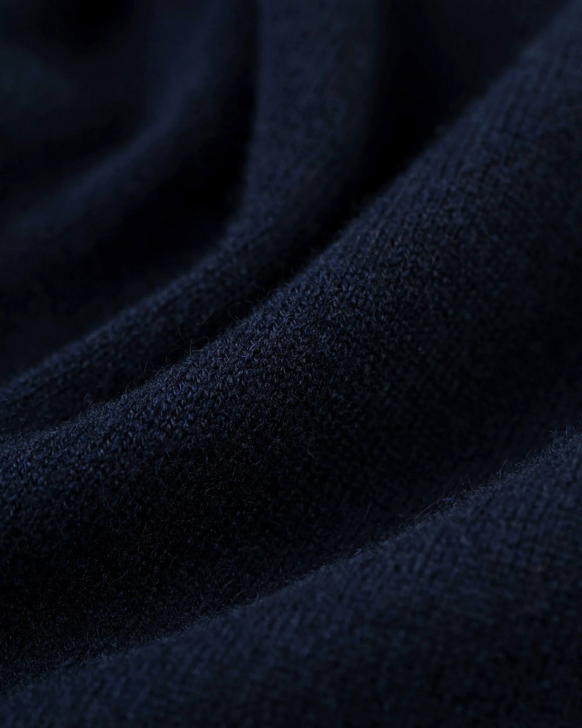 Made-in-Scotland Navy Cashmere V-neck Sweater sold by J. Press product image thumbnail 5